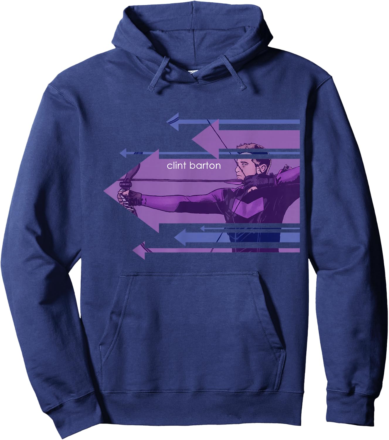Marvel Hawkeye Clint Barton Arrows Hoodie - Hoodie | Navy