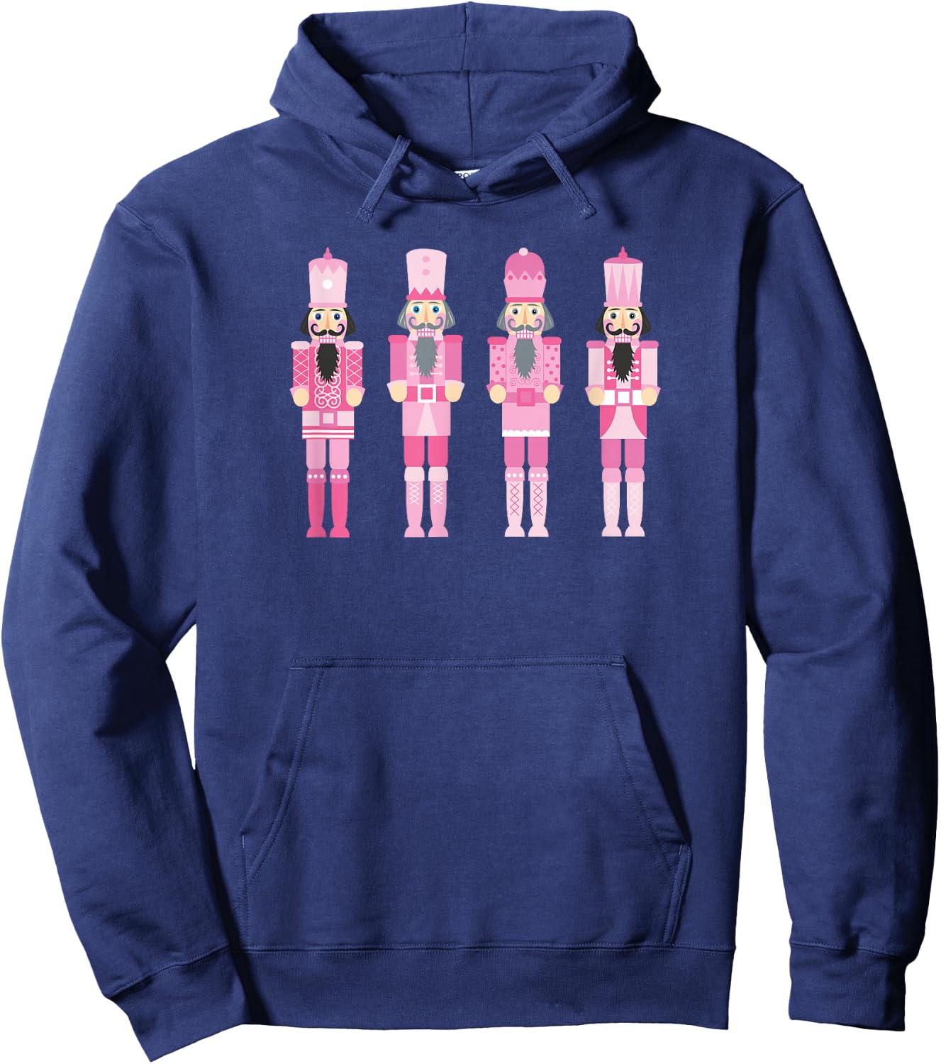 Pink Christmas Nutcracker Squad Ballet Dance Matching Family Hoodie - Hoodie | Navy