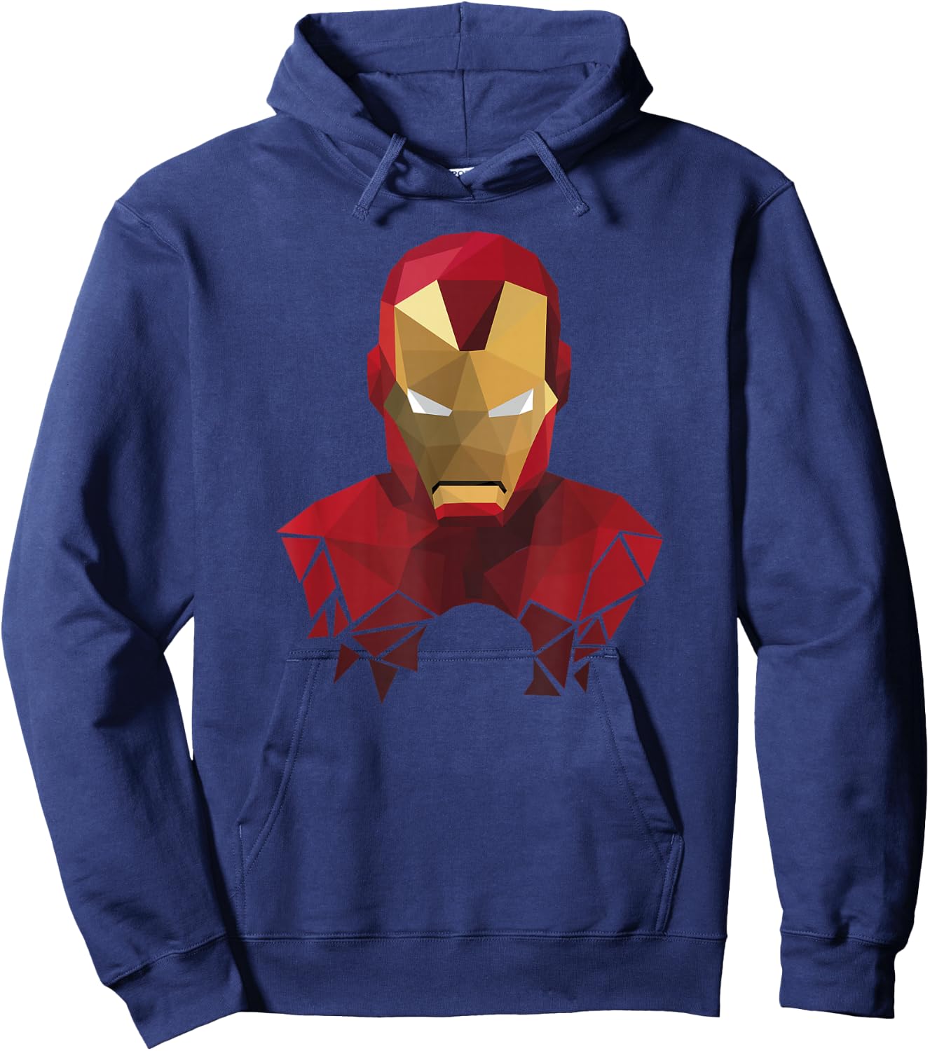 Marvel Comics Iron Man Geometric Prism Shape Art Hoodie - Hoodie | Navy