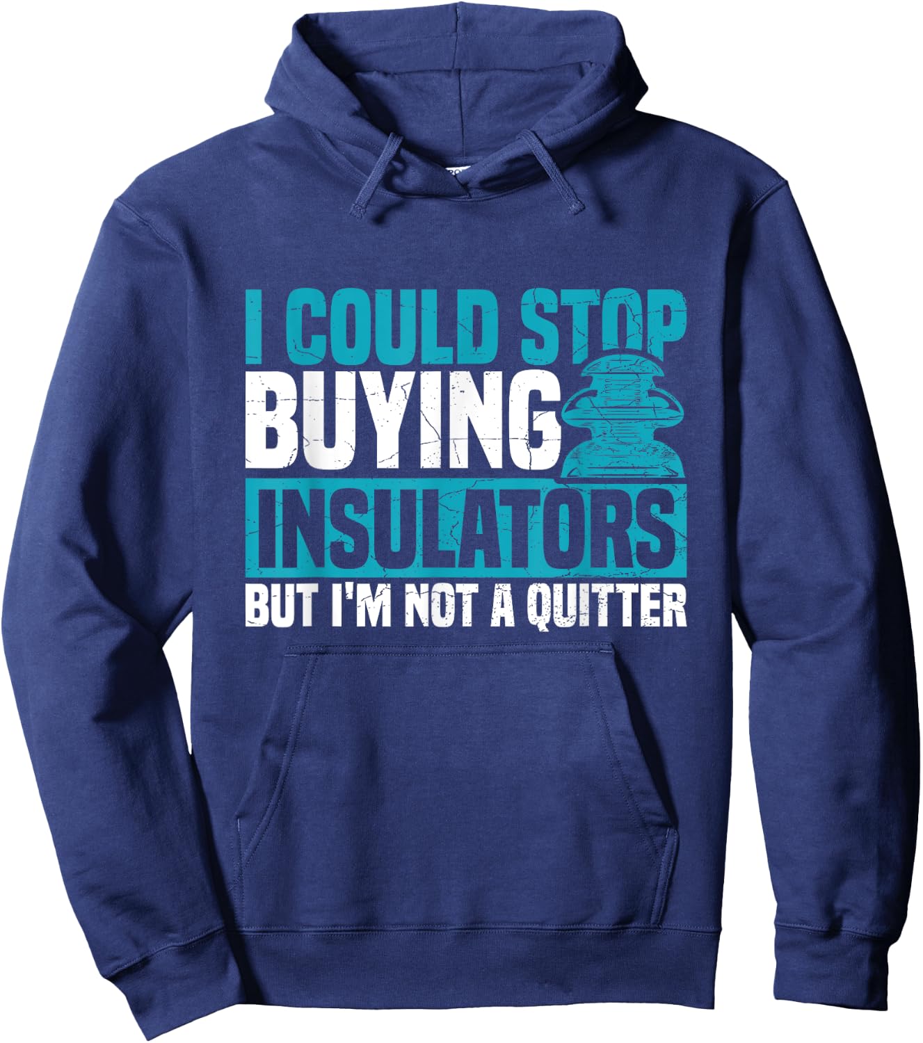 Glass Insulators Collecting Design for a Glass Insulator Hoodie - Hoodie | Navy