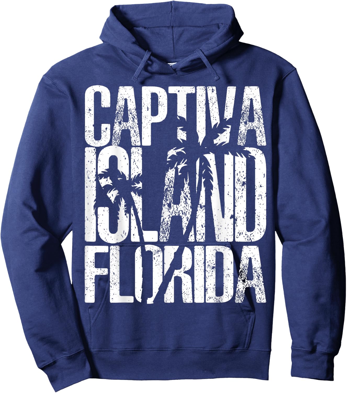 Captiva Island Florida beach retro vintage souvenir gift Hoodie - Hoodie | Navy