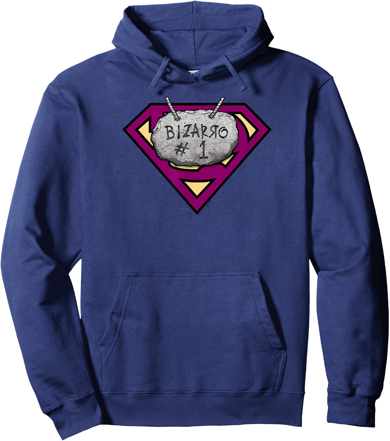 Superman Bizarro #1 Rock Hoodie - Hoodie | Navy