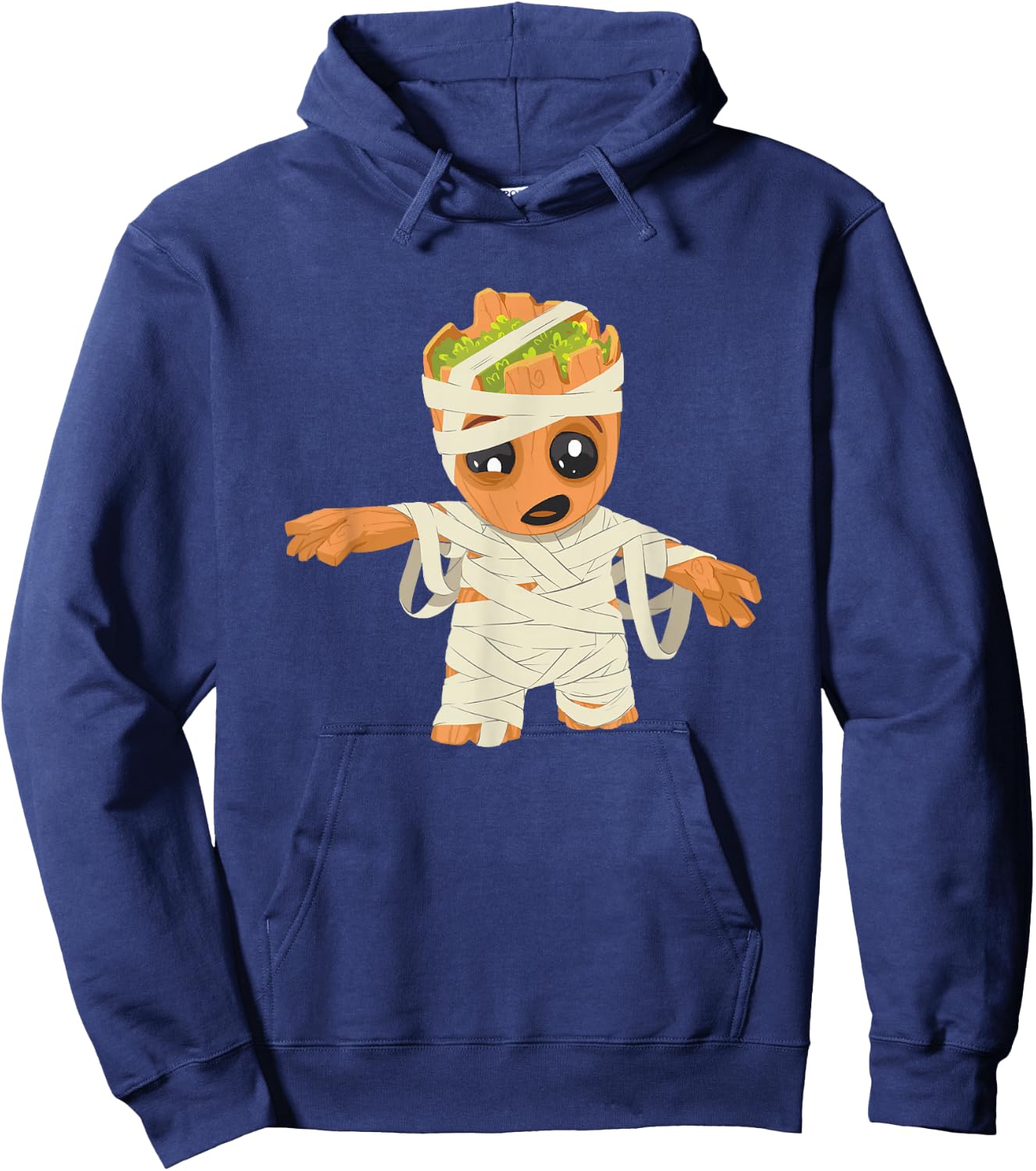 Marvel Classic Halloween Baby Groot Cute Mummy Costume Hoodie - Hoodie | Navy