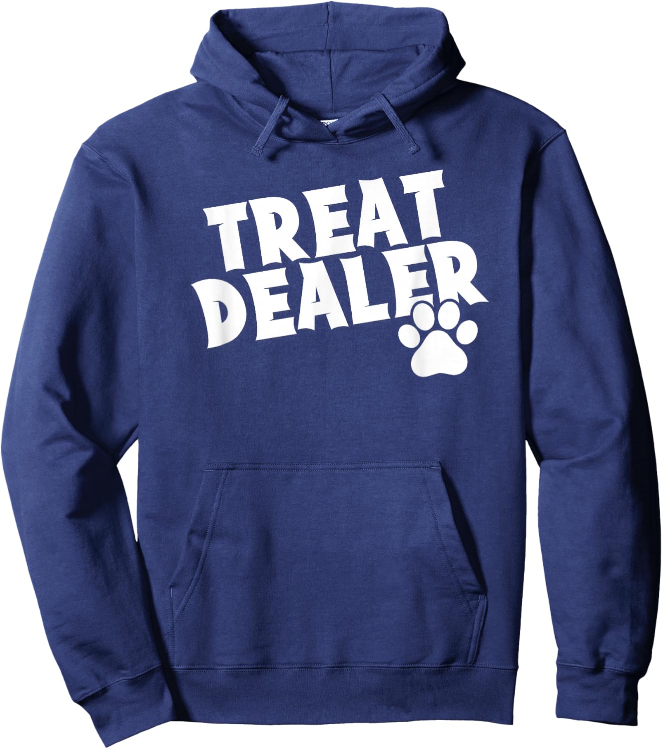 Delightfully Different World TREAT DEALER - -Adults & Kids - Black - Small - Short Sleeve - Classic Fit - Cotton 65%, Polyester 35% Hoodie - Hoodie | Navy
