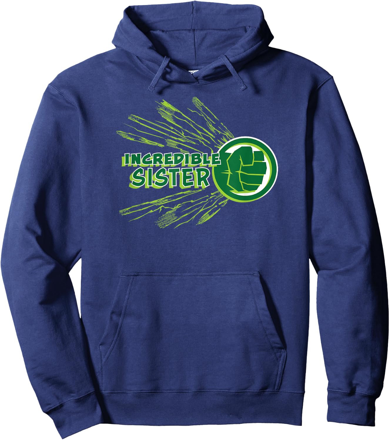 Marvel Hulk Incredible Sister Family Trip Vacation Birthday Hoodie - Hoodie | Navy