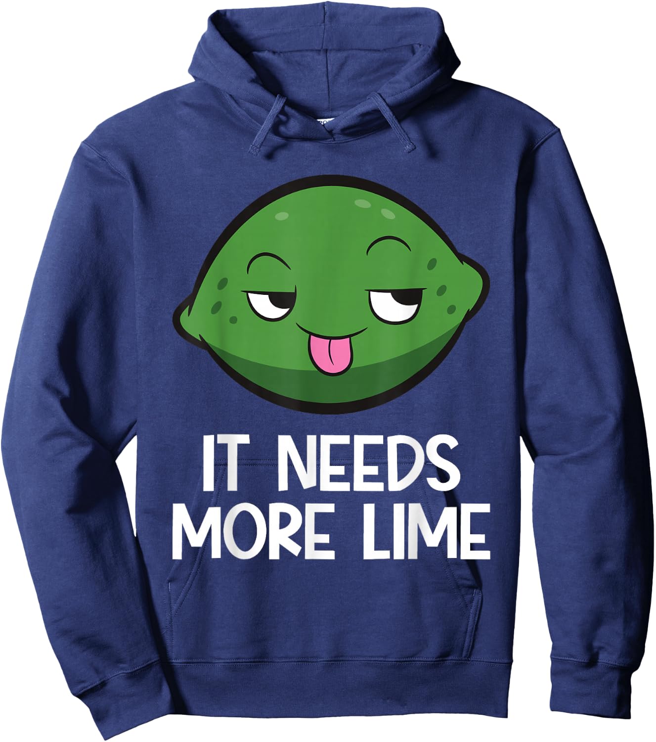 It Needs More Lime Hoodie - Hoodie | Navy