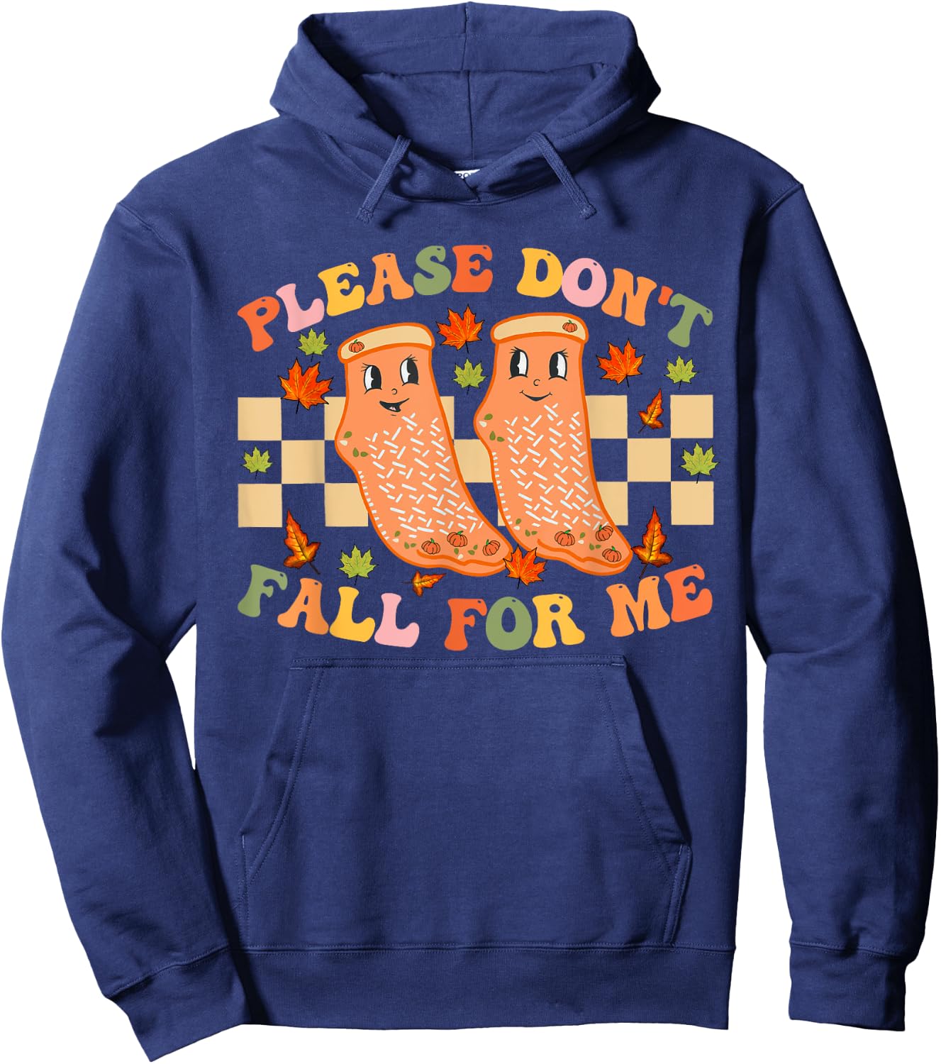 Nurse Retro Autumn Non Slip Socks Please Don't Fall For Me Hoodie - Hoodie | Navy