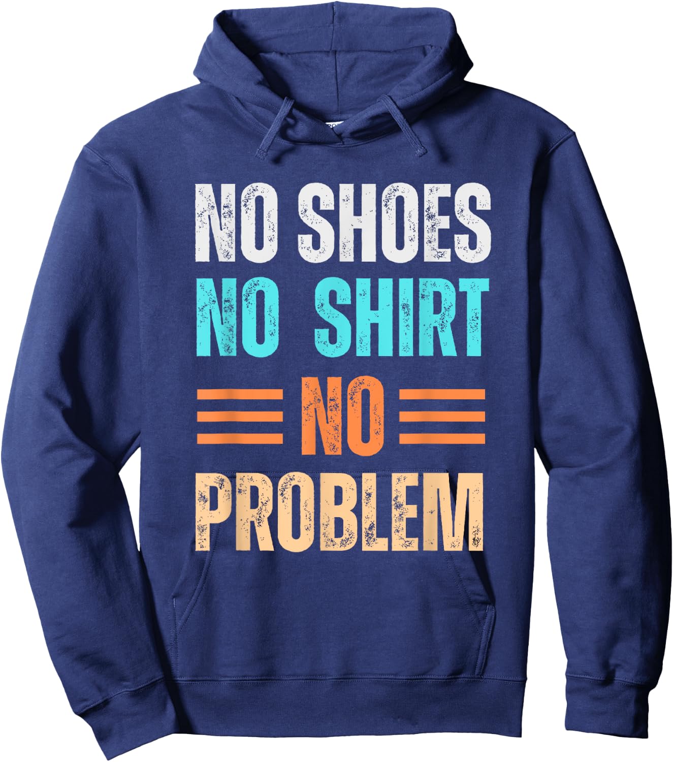 No Shoes Shirt No Problem Coconut Tree Country Music Hoodie - Hoodie | Navy