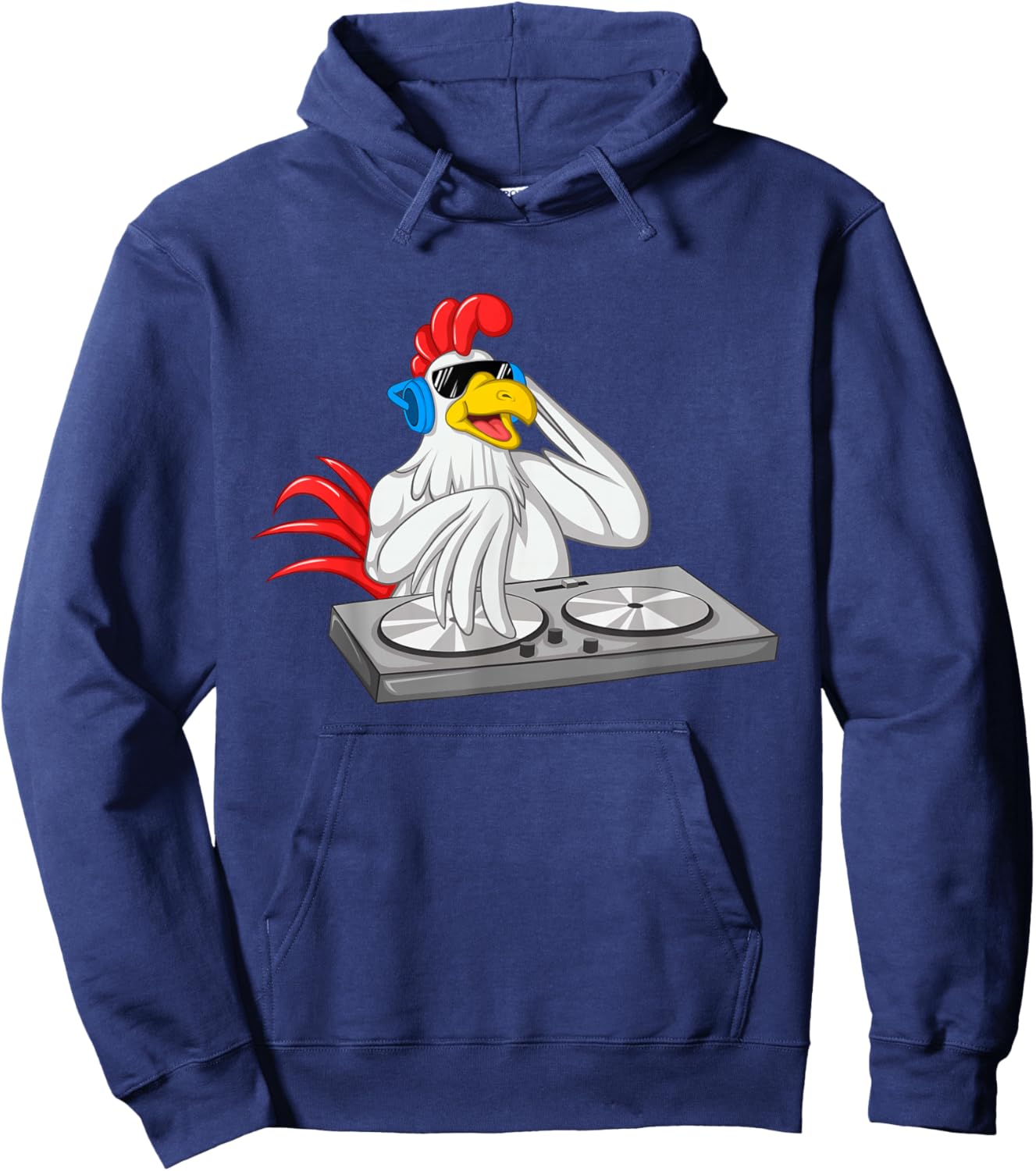 Funny DJ Art Men Women Music Producer Disc Jockey Lover DJ Hoodie - Hoodie | Navy