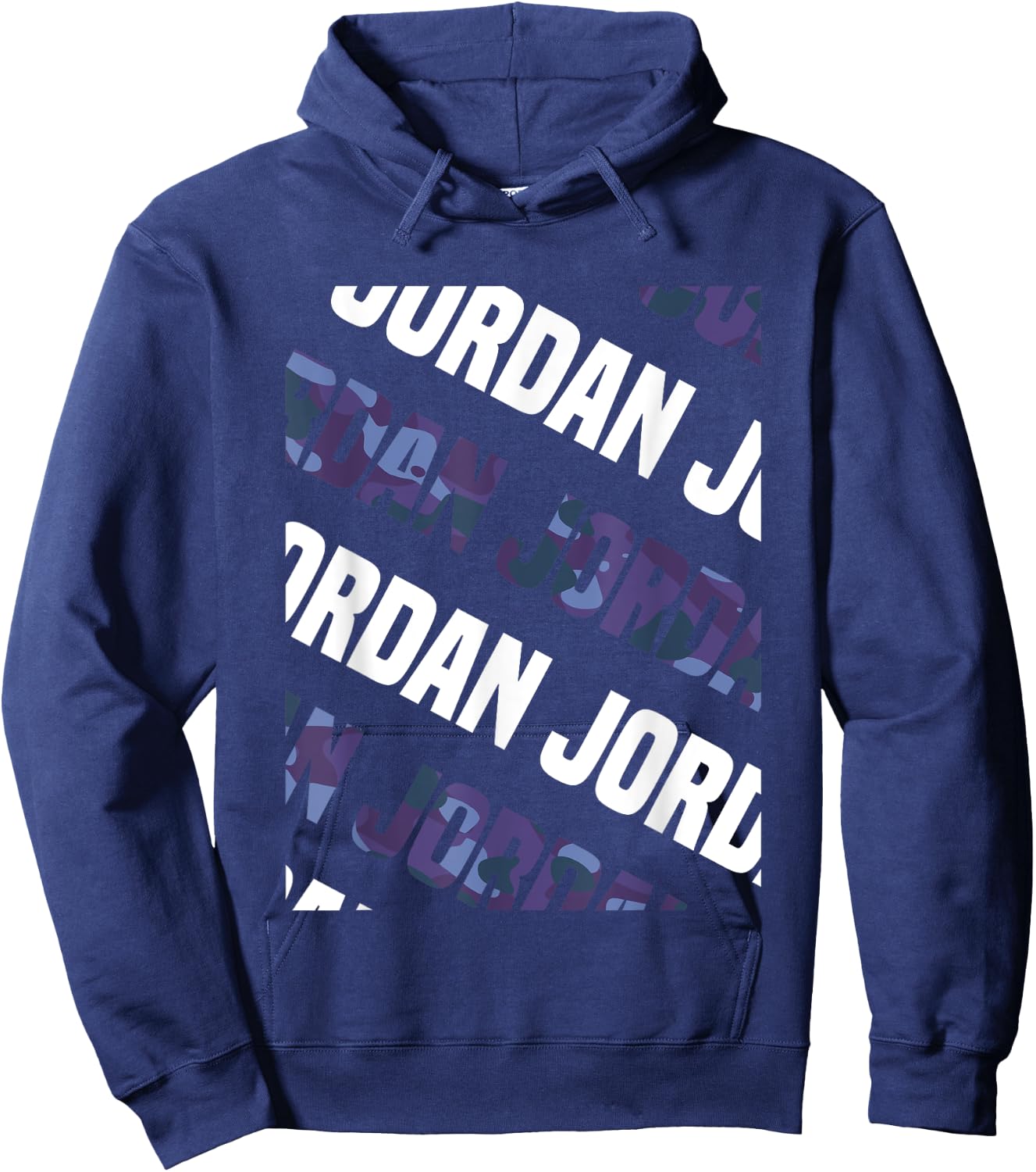 Jordan Camo Pattern Purple Camouflage Hoodie - Hoodie | Navy