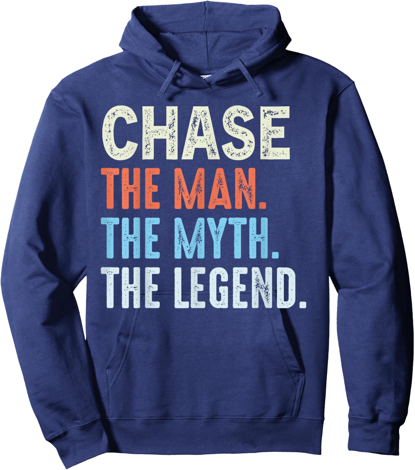 Chase The Legend Name Personalized Cute Idea Men Vintage Hoodie - Hoodie | Navy