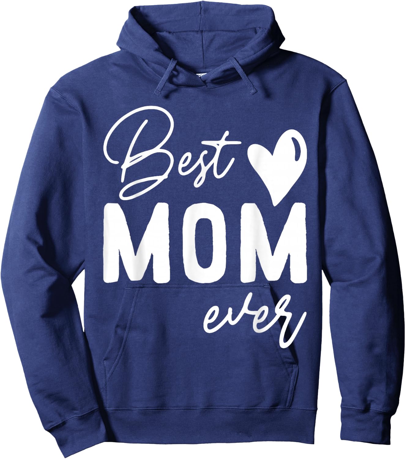 Mothers Day Best Mom Ever Gifts From Daughter Women Mom Kids Hoodie - Hoodie | Navy