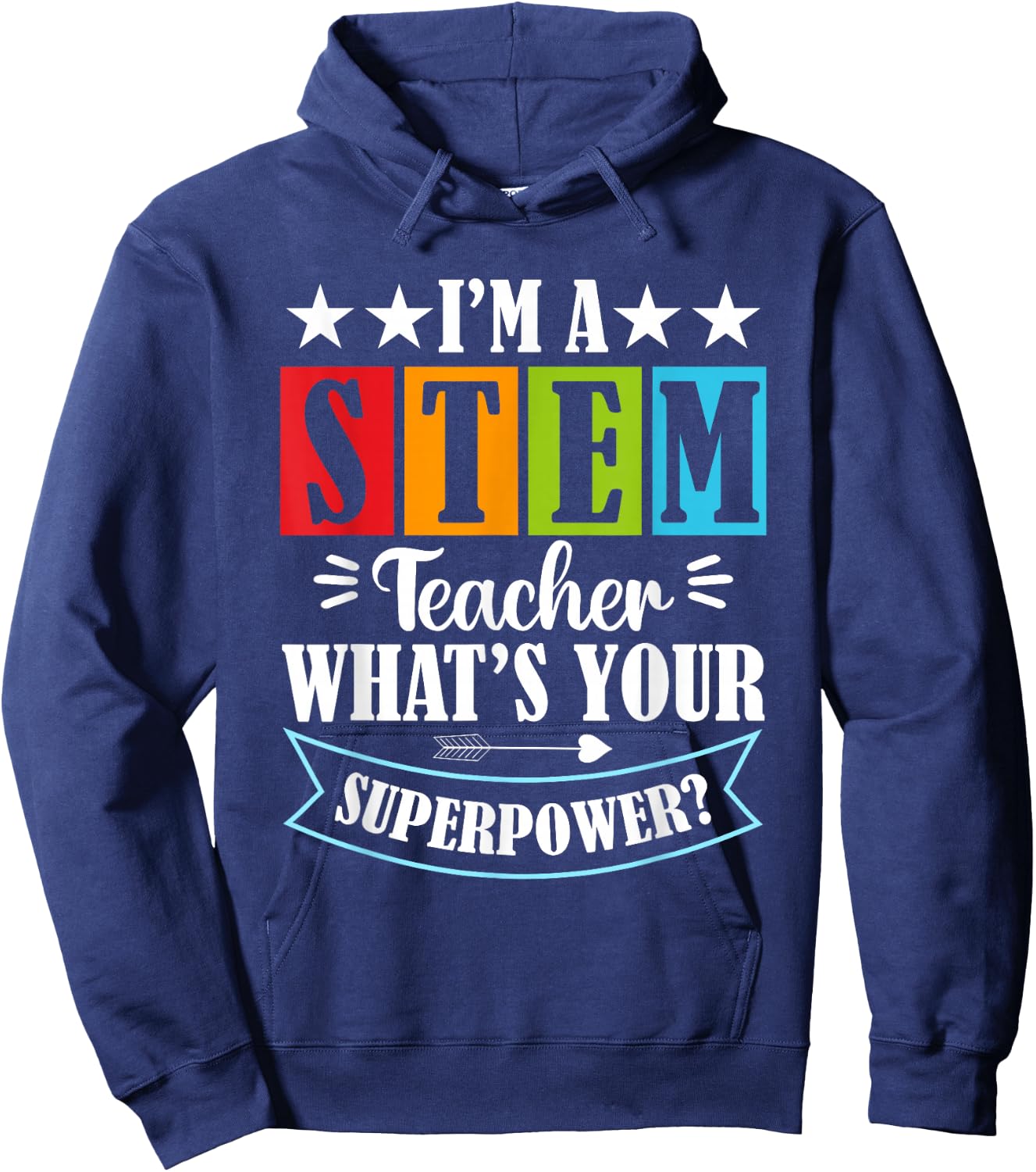 STEM Science Technology Mathematics Chemistry Physics Hoodie - Hoodie | Navy