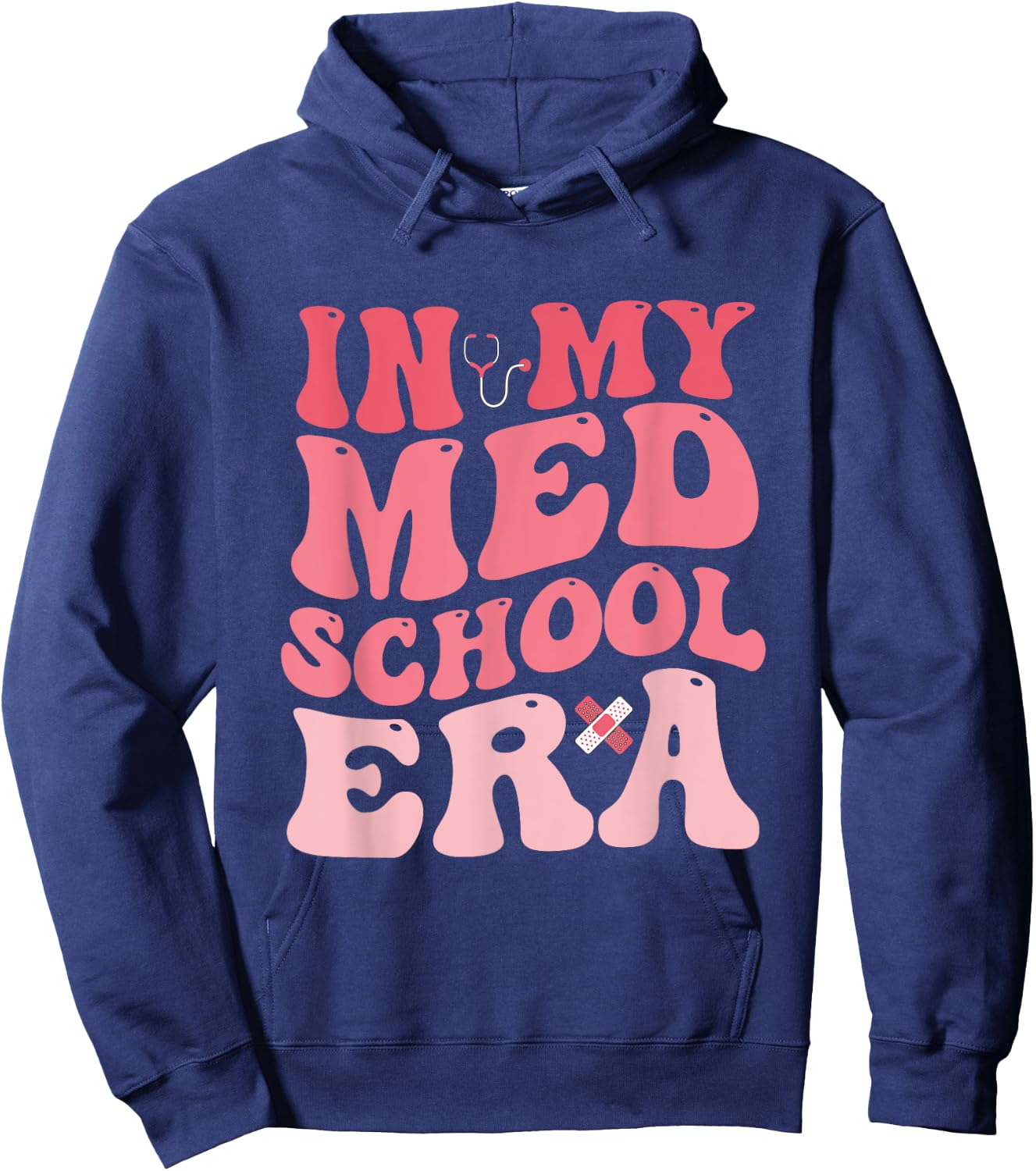 Groovy In My Med School Era Medical Student Nurse Nursing Hoodie - Hoodie | Navy