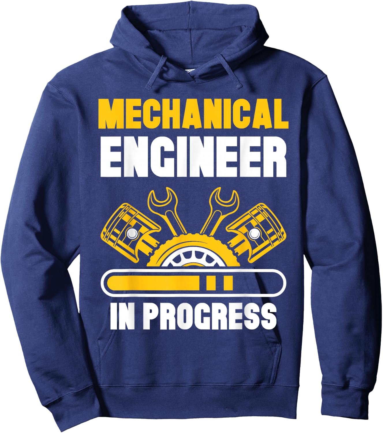 Mechanical Engineer In Progress Engineering Student Study Hoodie - Hoodie | Navy