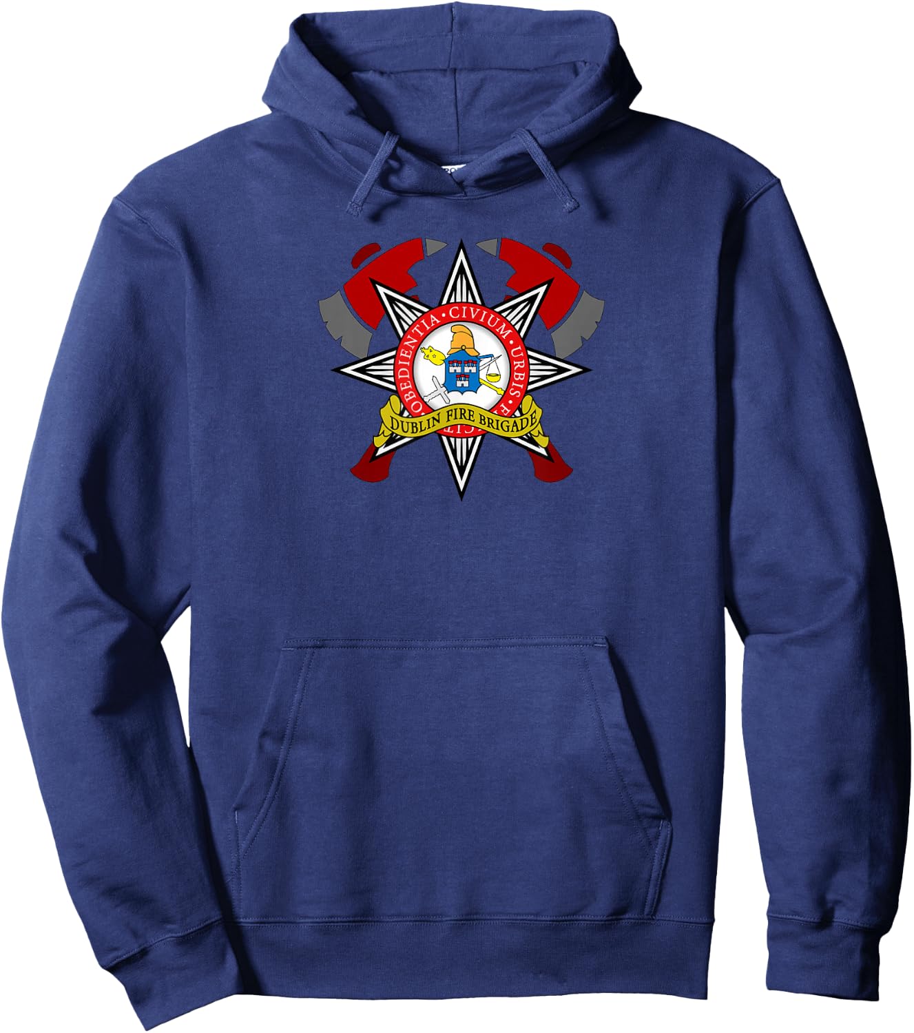 Irish Dublin Fire Brigade Ireland Firefighter Dublin Hoodie - Hoodie | Navy