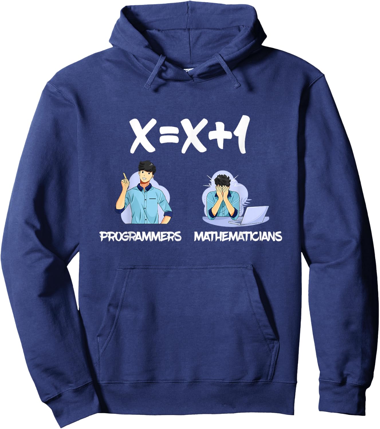 Funny Mathematics Computer Science Programmers & Mathematicians Hoodie - Hoodie | Navy