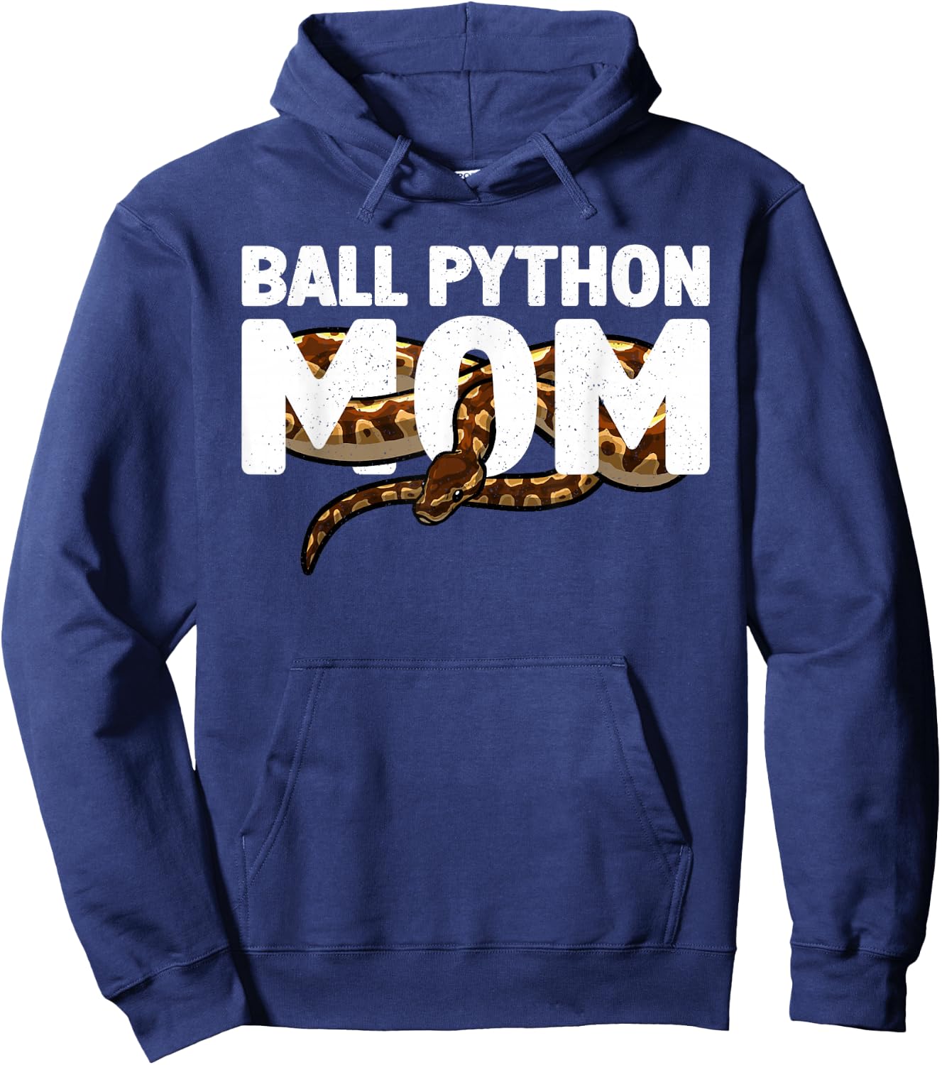 Cool Ball Python Mom Art Girls Snake Ball Python Hoodie - Hoodie | Navy