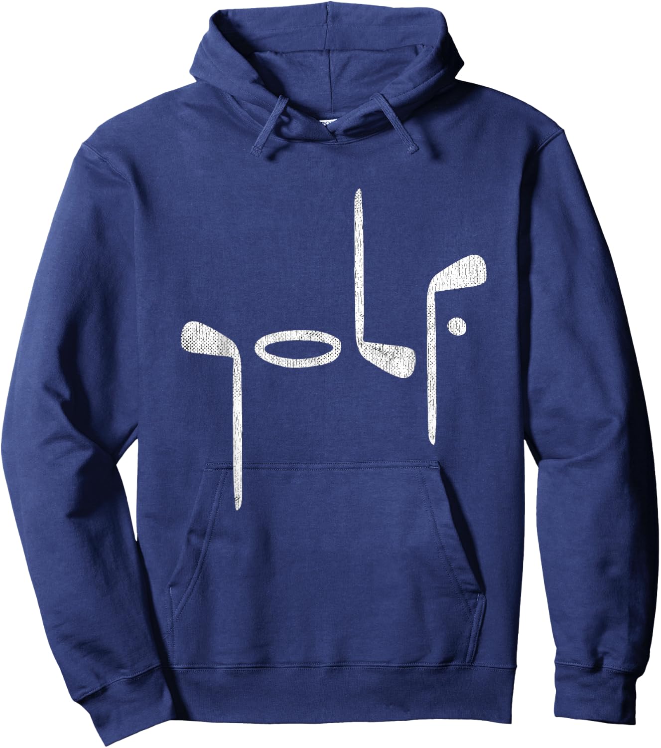 Golf Minimalist Logo Women Golf Fan Men Golfer Hoodie - Hoodie | Navy