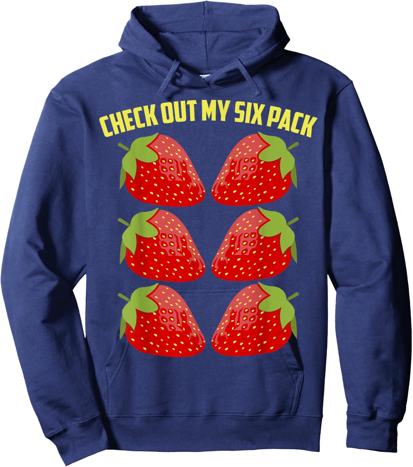 Cool Strawberry Art Women Strawberry Fruit Lover Hoodie - Hoodie | Navy