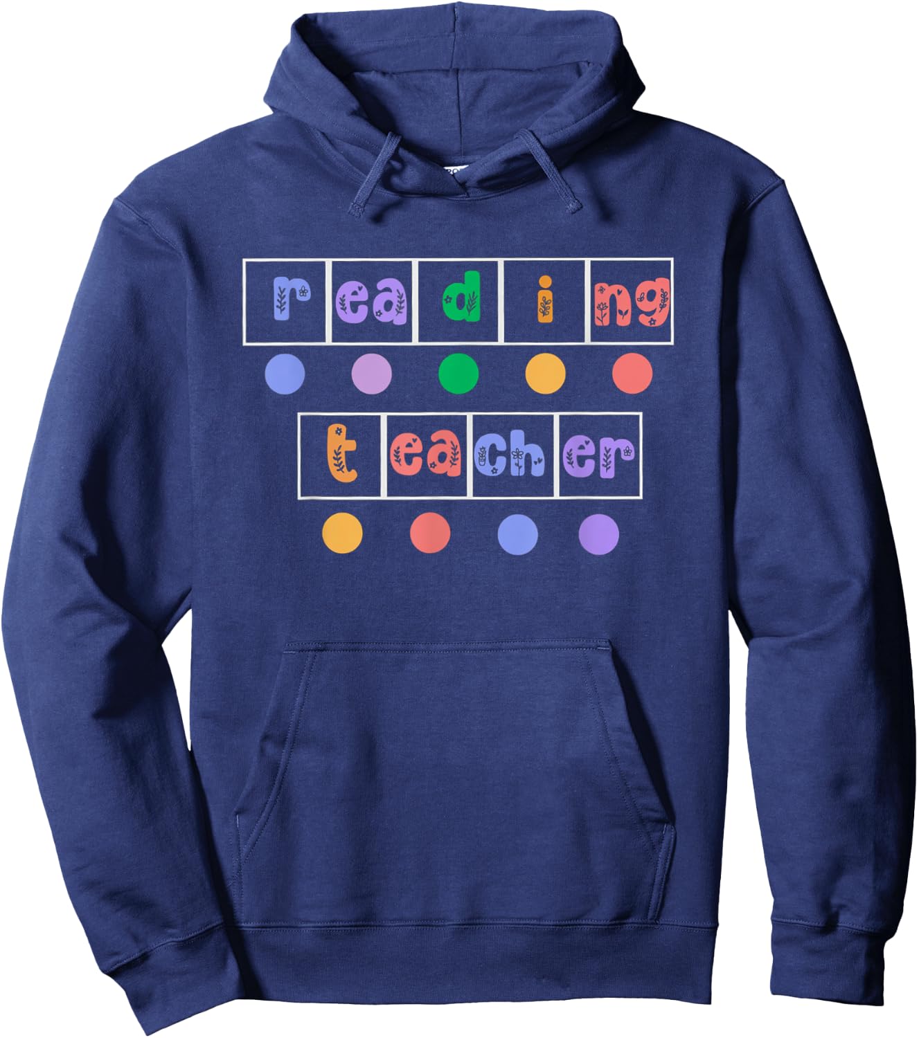 Phonics Reading Teacher Science of Reading Literacy Coach Hoodie - Hoodie | Navy