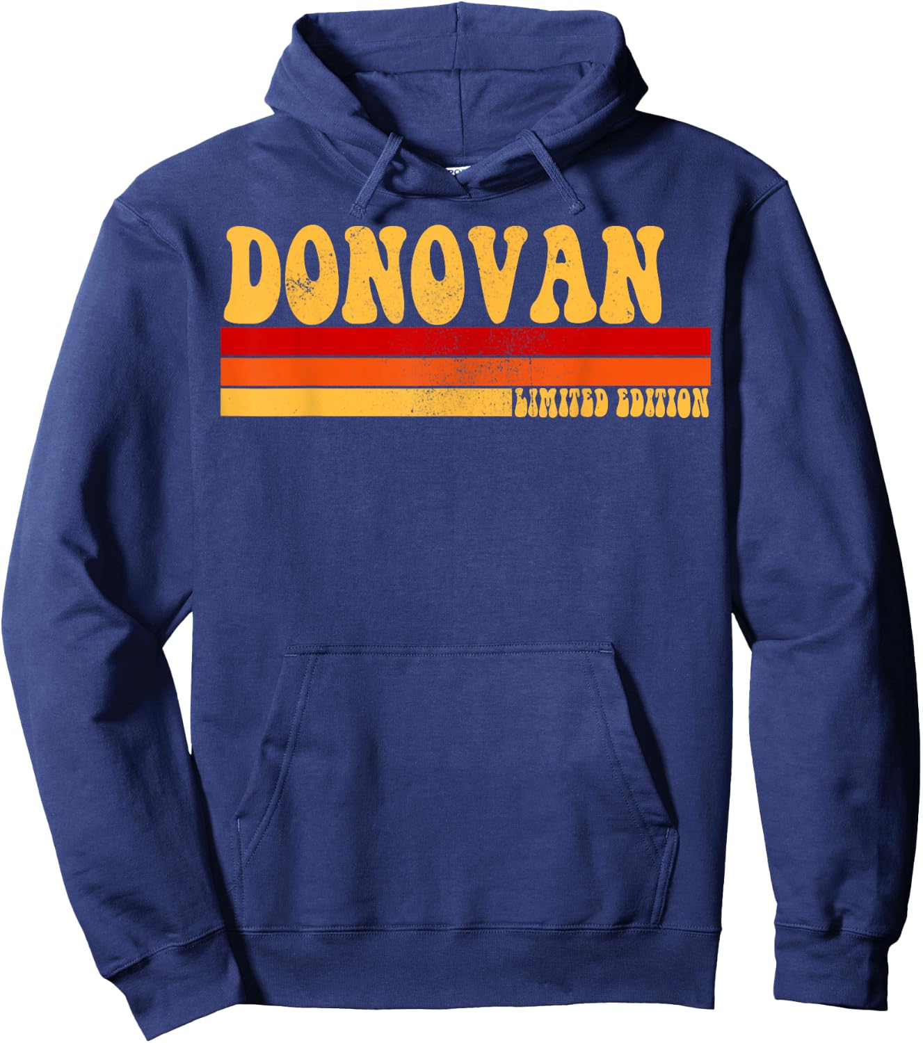DONOVAN Name Personalized Idea Men Retro Vintage DONOVAN Hoodie - Hoodie | Navy