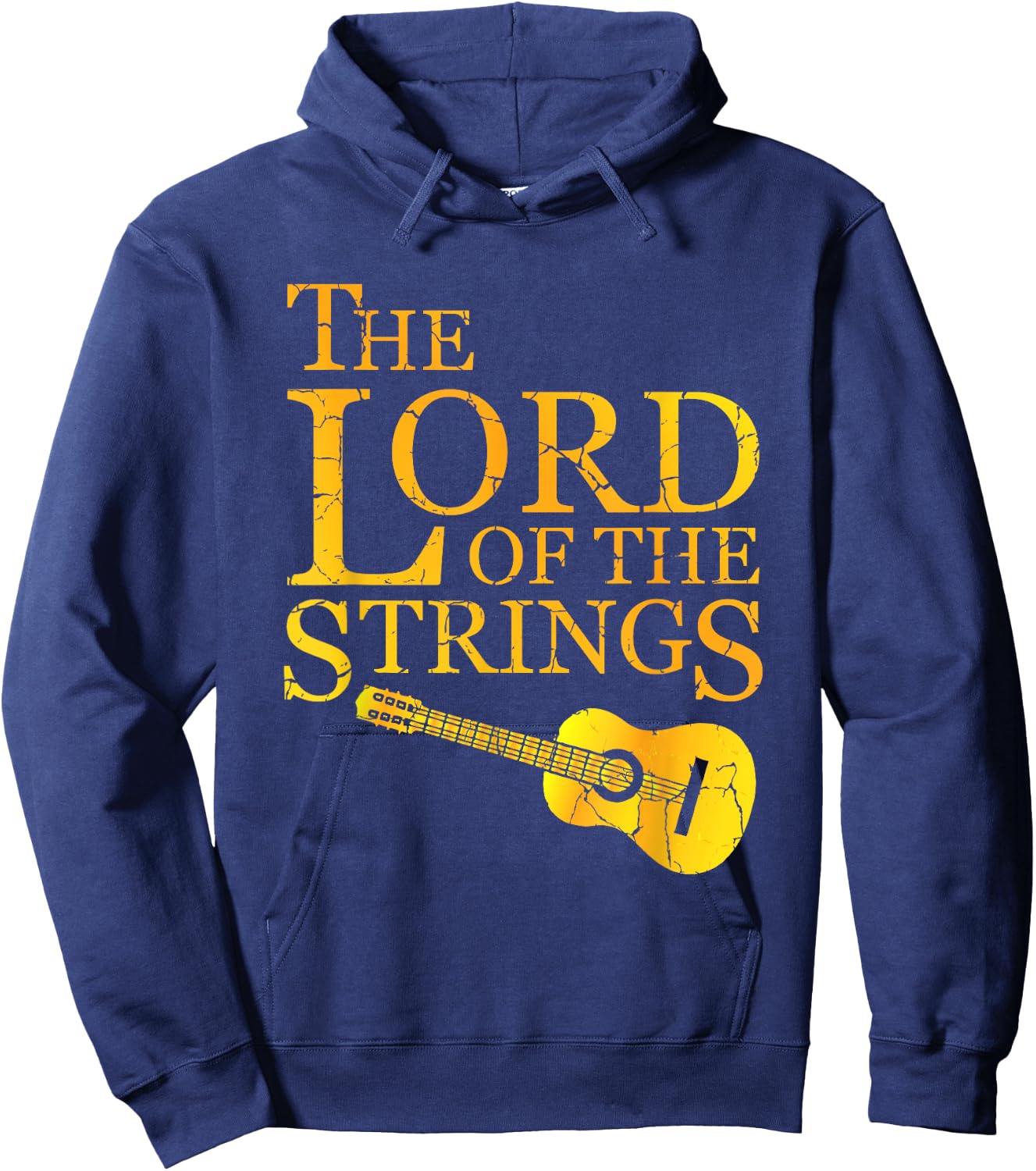The Lord Of The Strings Guitarist Or Musician Lover Hoodie - Hoodie | Navy