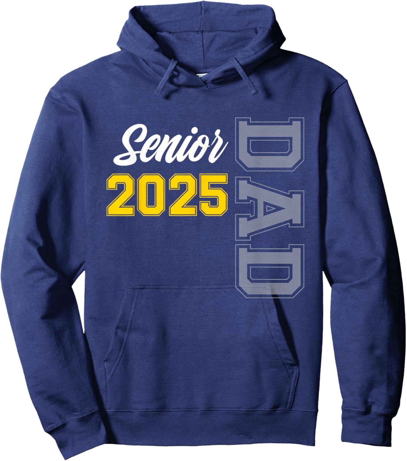 Senior dad class of 2025 senior dad graduation gifts Hoodie - Hoodie | Navy