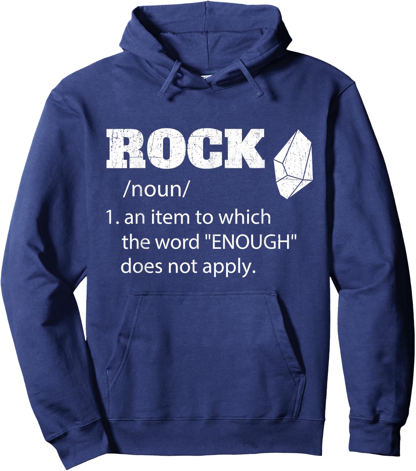 Rock Definition - Rock Collector Geode Hunter Geology Hoodie - Hoodie | Navy