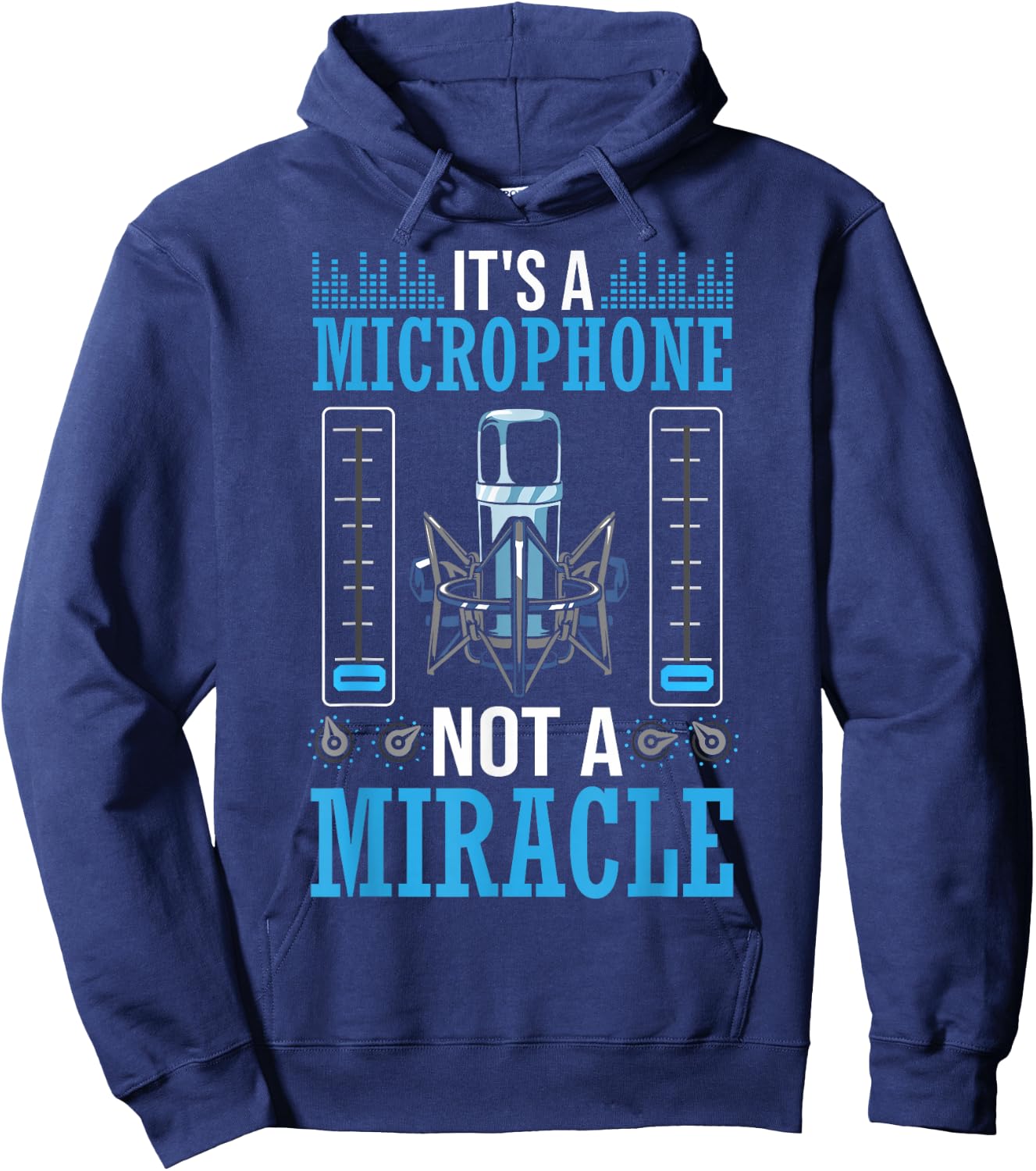 Recording Engineer Audio Church Sound Tech Church Sound Guy Hoodie - Hoodie | Navy