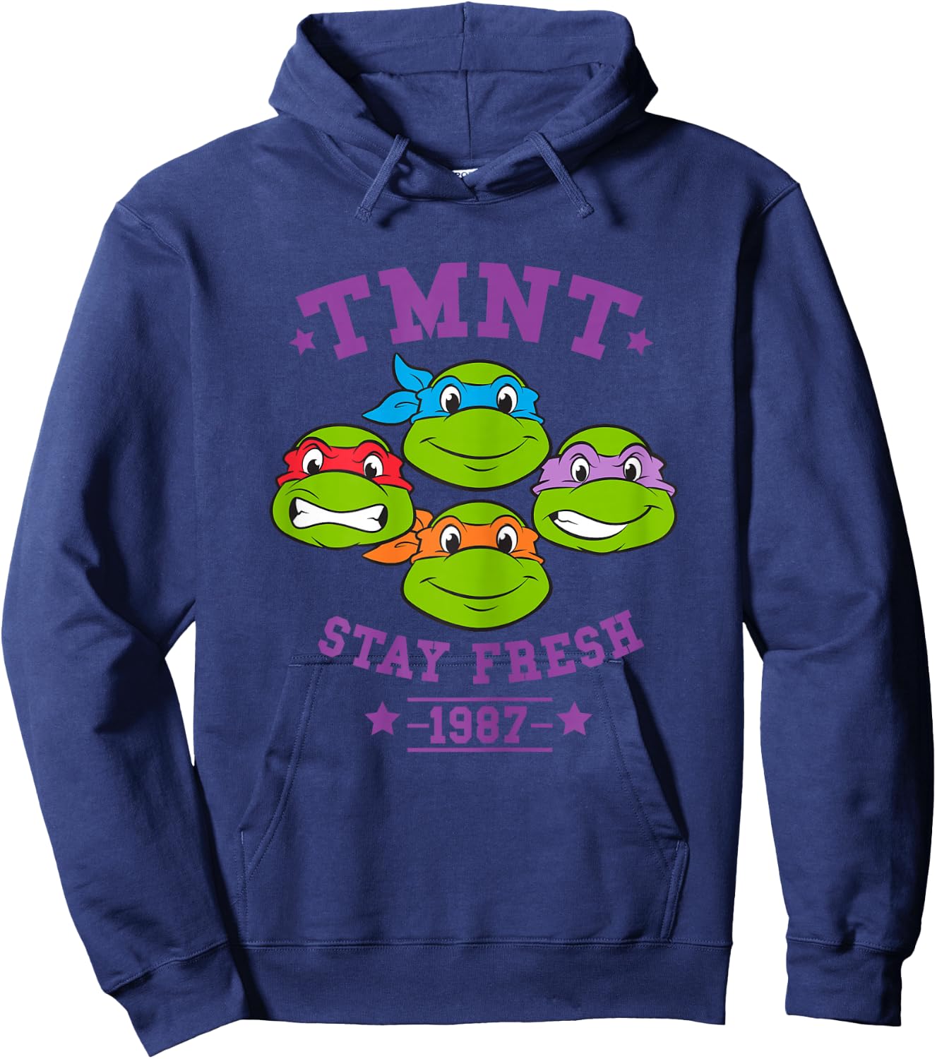 Teenage Mutant Ninja Turtles Stay Fresh Est. 1987 Hoodie - Hoodie | Navy