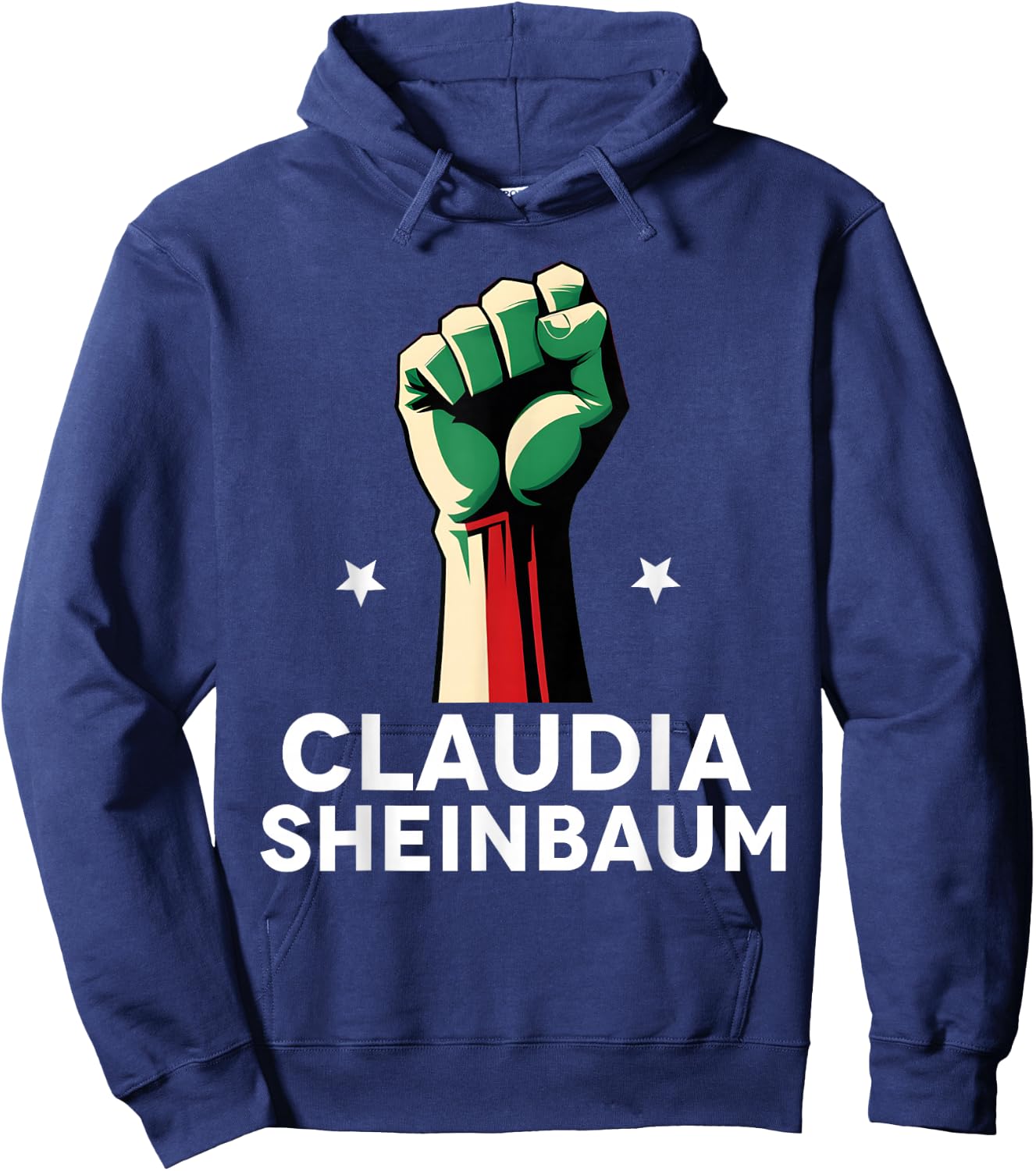 Claudia Sheinbaum 2024 Mexico's First Woman President Hoodie - Hoodie | Navy