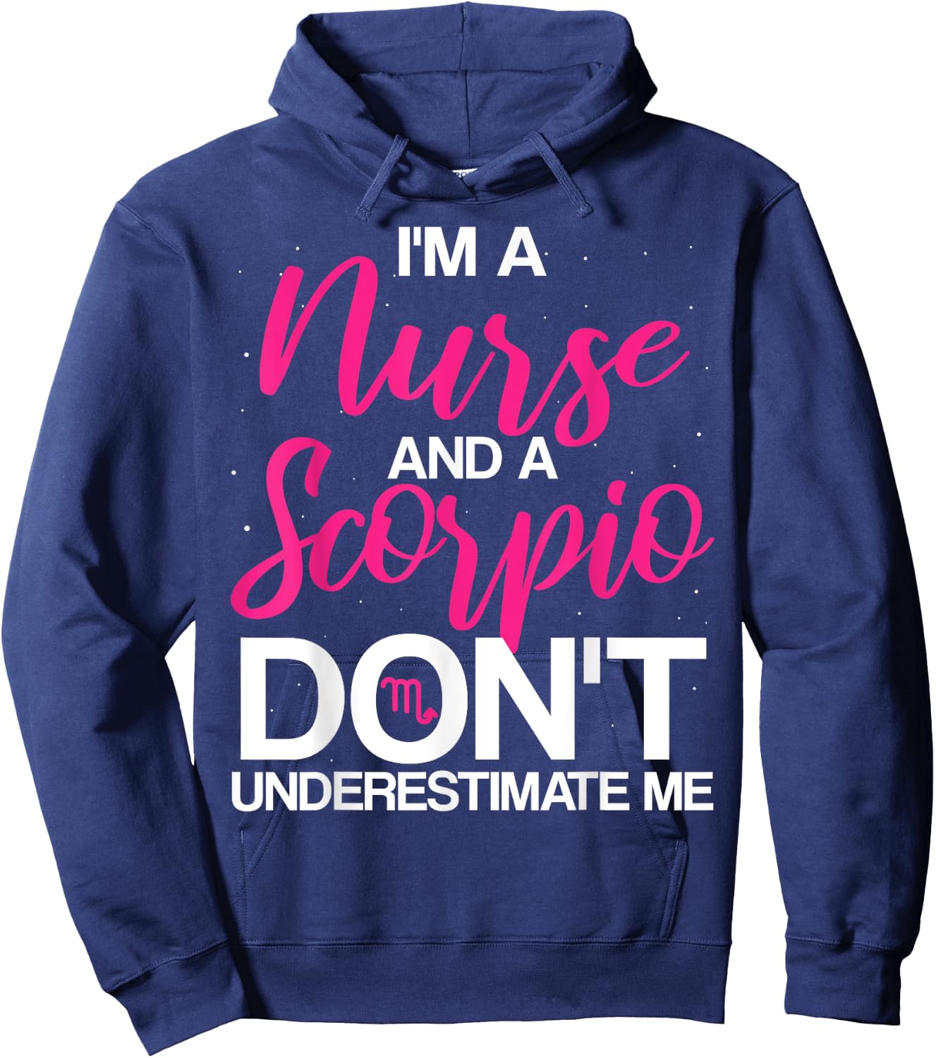 Nurse Scorpio Registered RN Graduation LPN CNA Nursing 2024 Hoodie - Hoodie | Navy