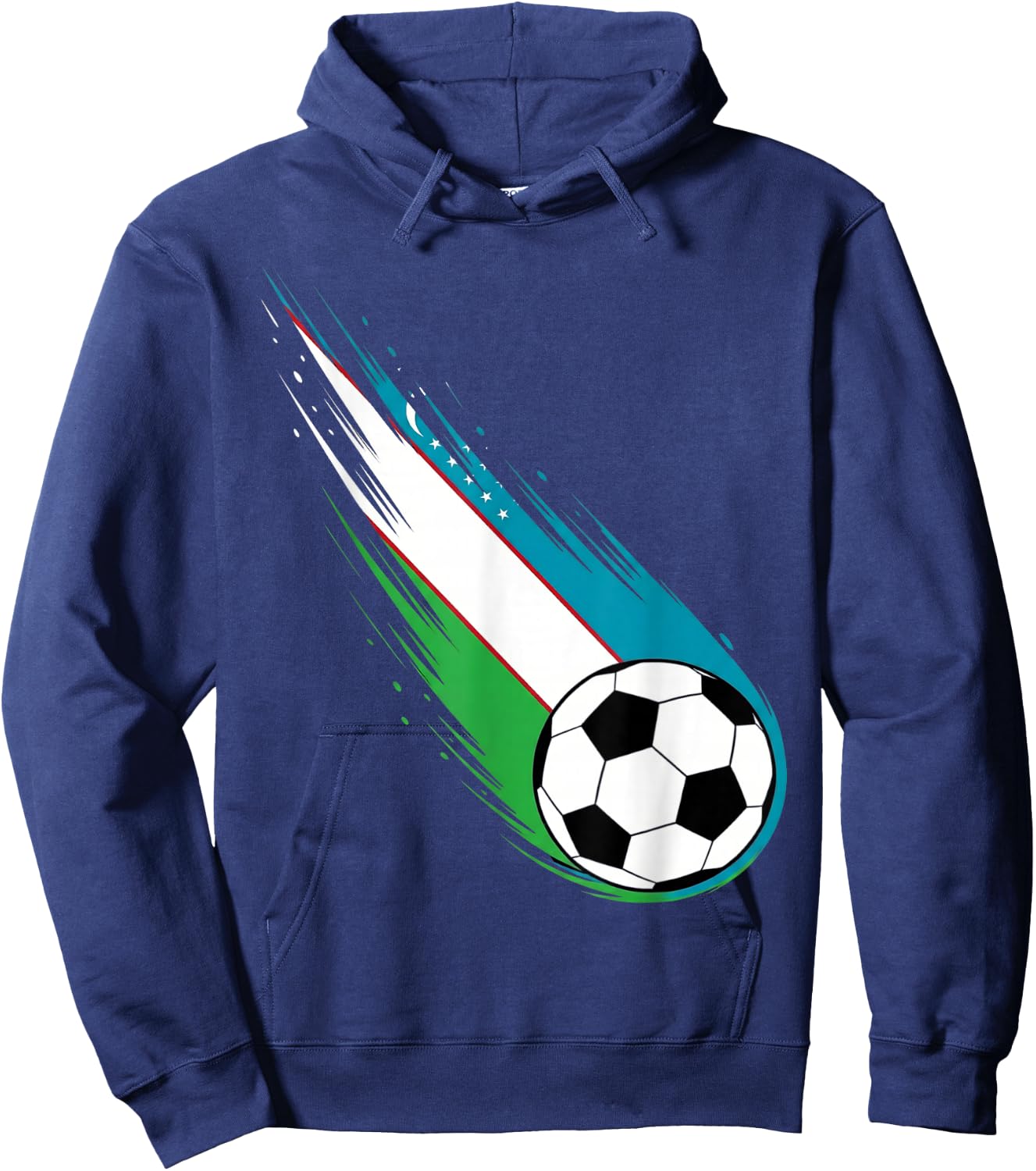 Uzbekistan Flag Graphic Uzbekistan Pride Heritage Hoodie - Hoodie | Navy
