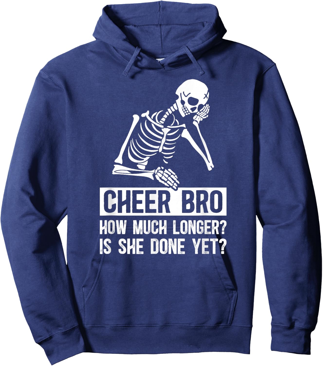 Cheer Brother Funny Cheerleader Brother Cheerleading Brother Hoodie - Hoodie | Navy