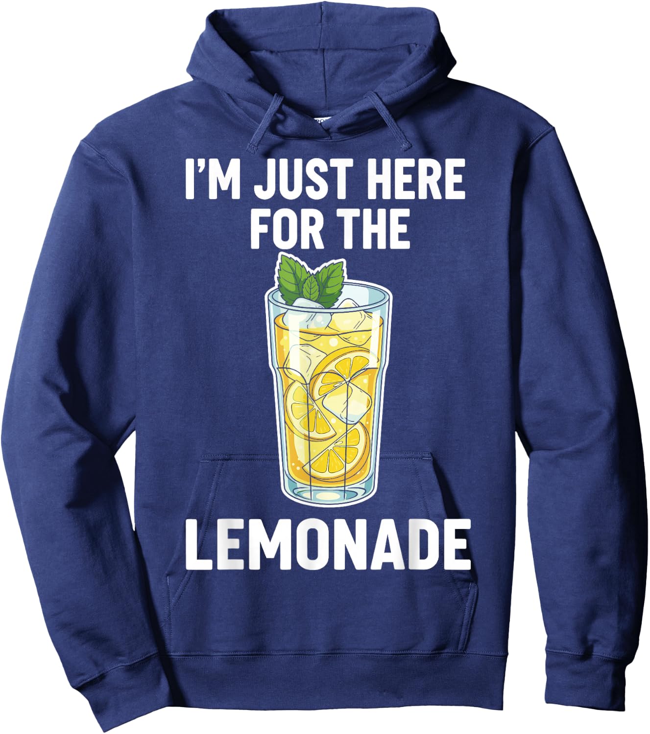 I'm Just Here for The Lemonade Hoodie - Hoodie | Navy