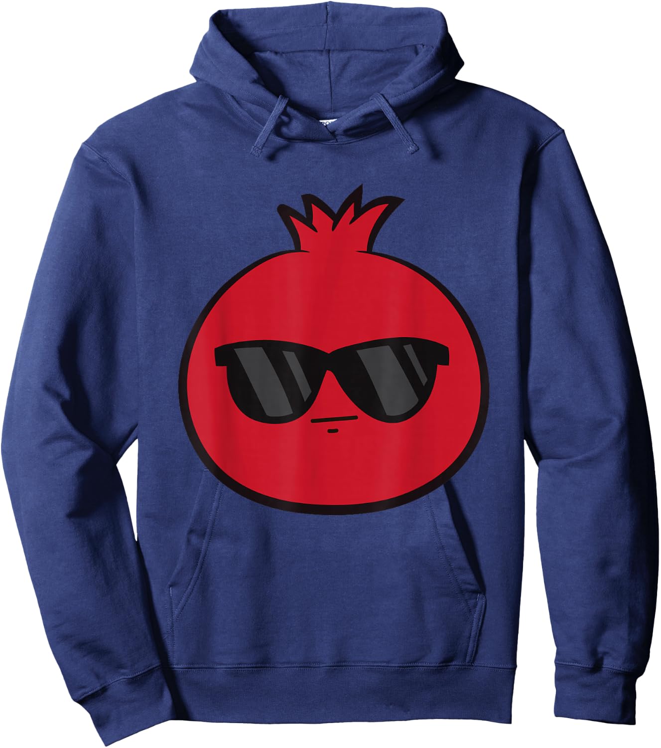 Cool Pomegranate With Sunglasses Funny Pomegranate Hoodie - Hoodie | Navy