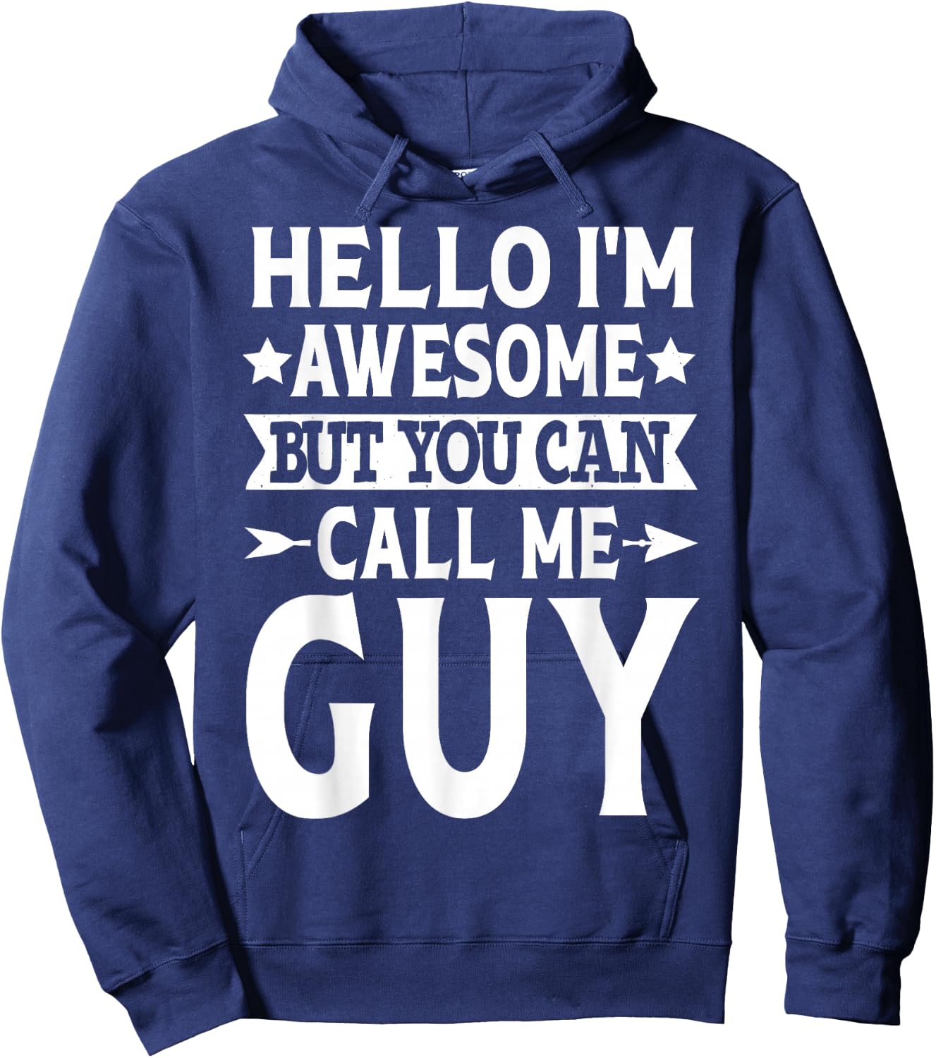 Guy Surname Call Me Guy Family Team Last Name Guy Hoodie - Hoodie | Navy