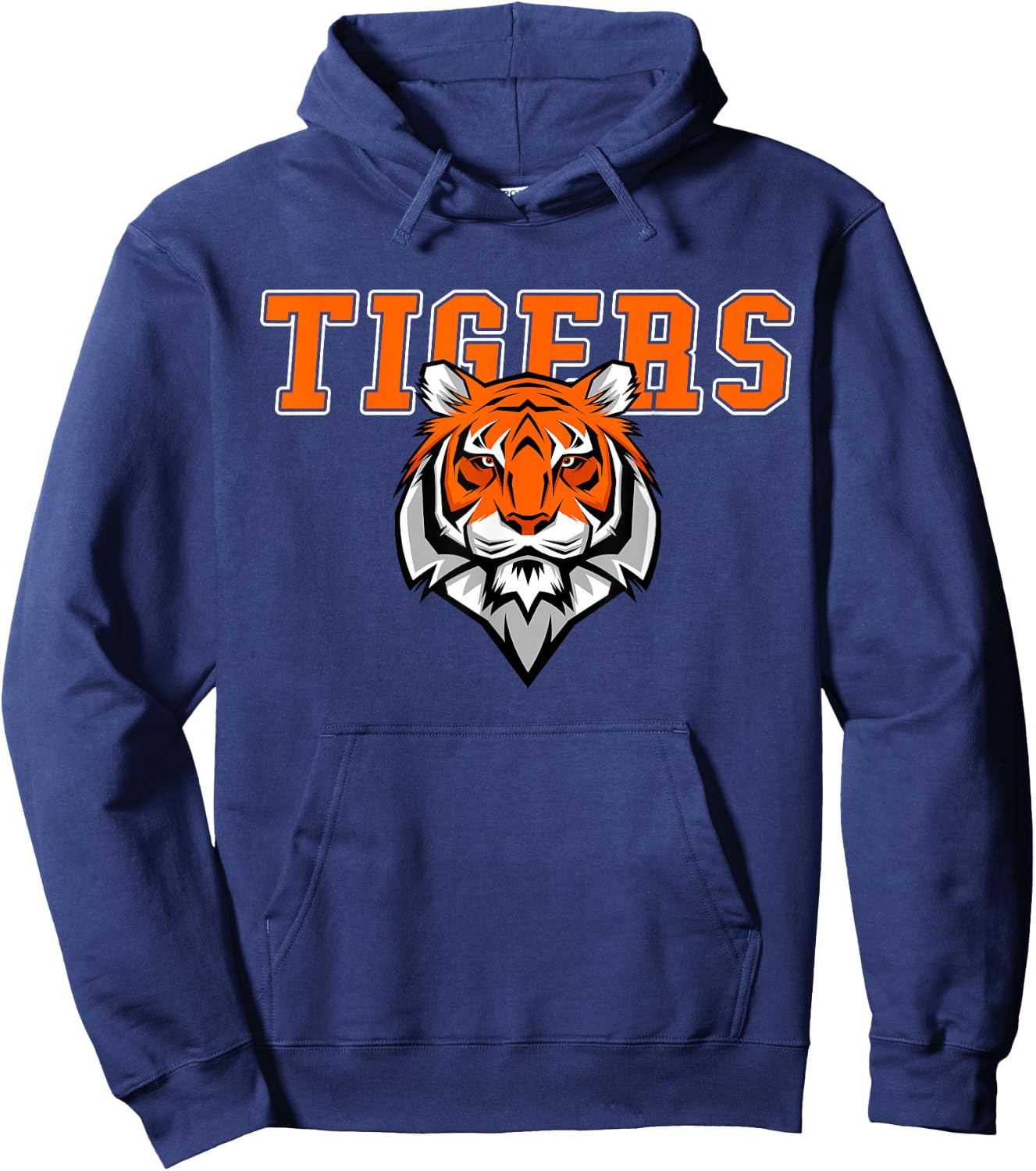 Tigers Volleyball Team - Tiger Mascot Sport Gift Hoodie - Hoodie | Navy