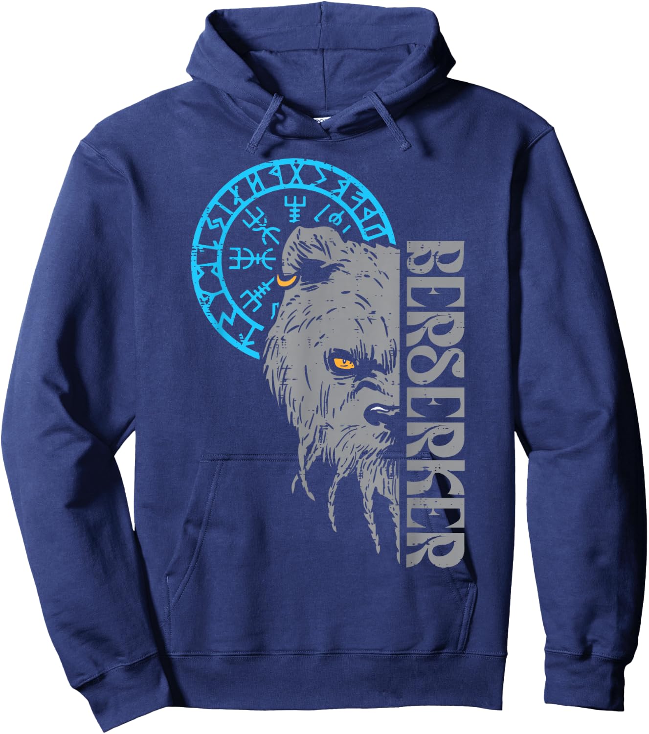 Viking Bear Berserker Norse Mythology Men Boys Kids Women Hoodie - Hoodie | Navy
