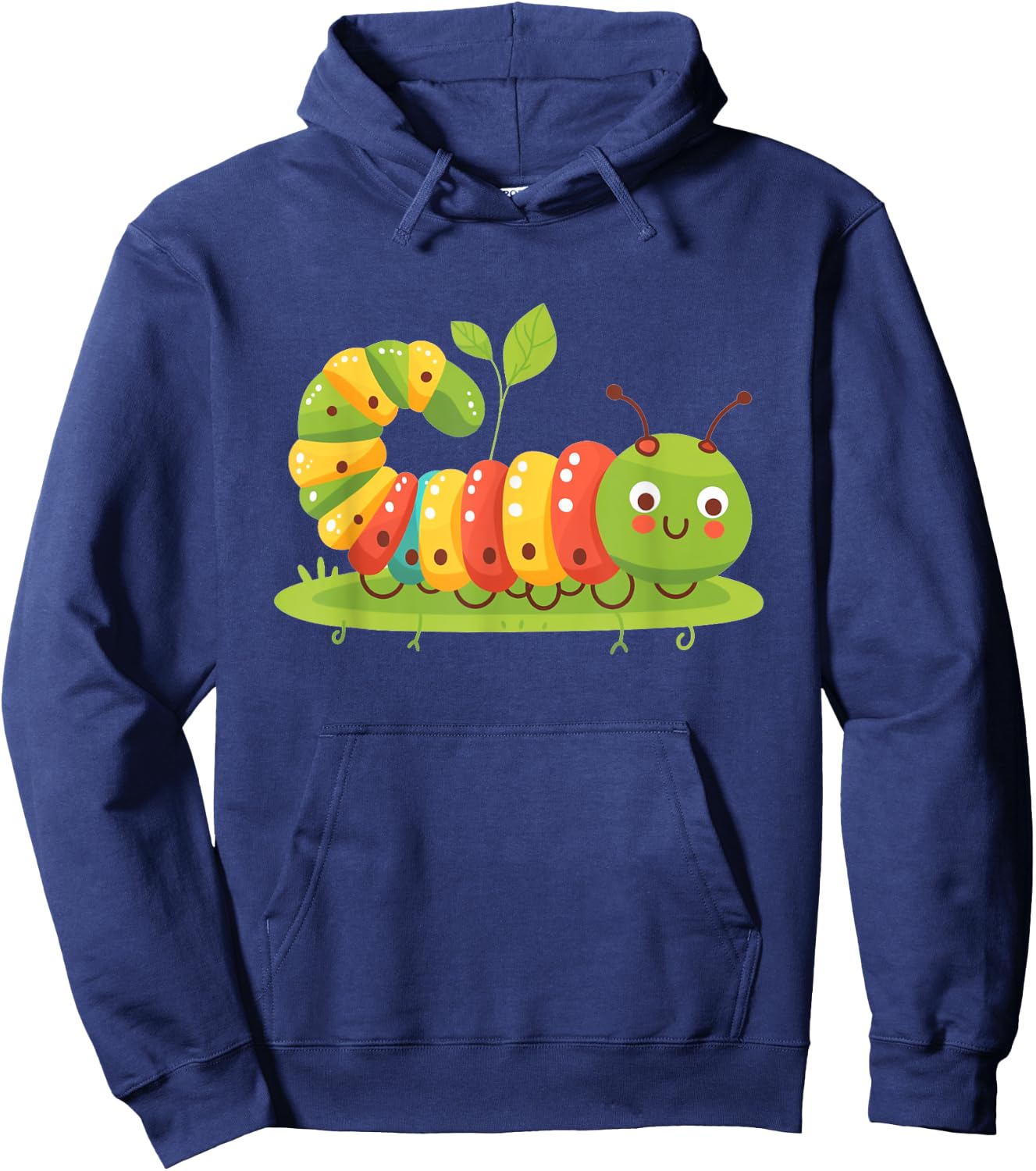 Funny multicolor Caterpillar Costume Hoodie - Hoodie | Navy