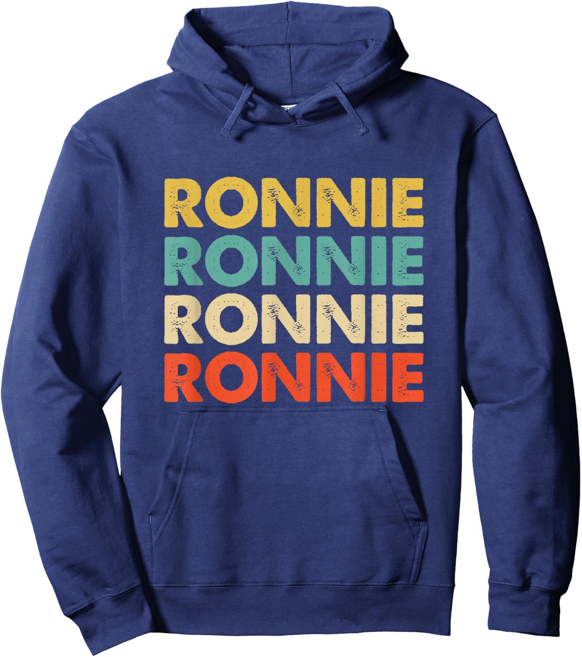 Ronnie Name Hoodie - Hoodie | Navy