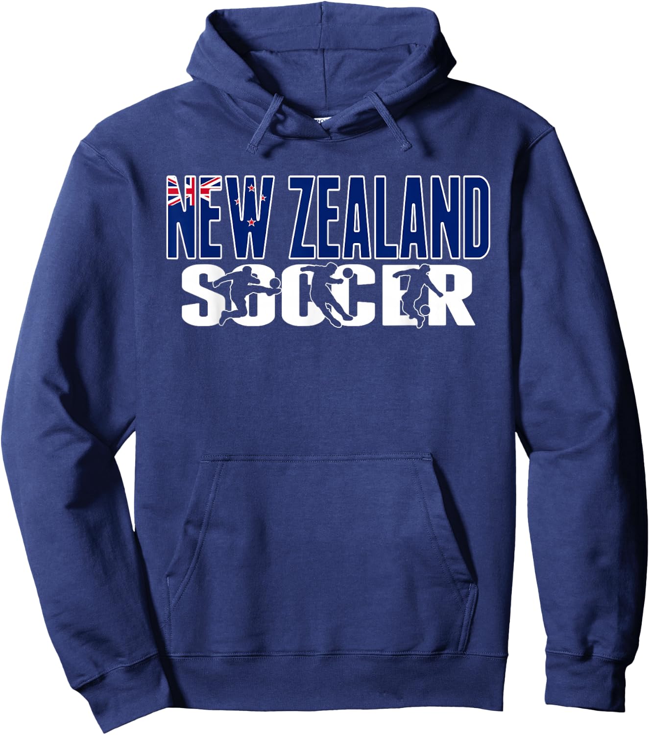 New Zealand Soccer Lovers Jersey - New Zealand Football Fans Hoodie - Hoodie | Navy