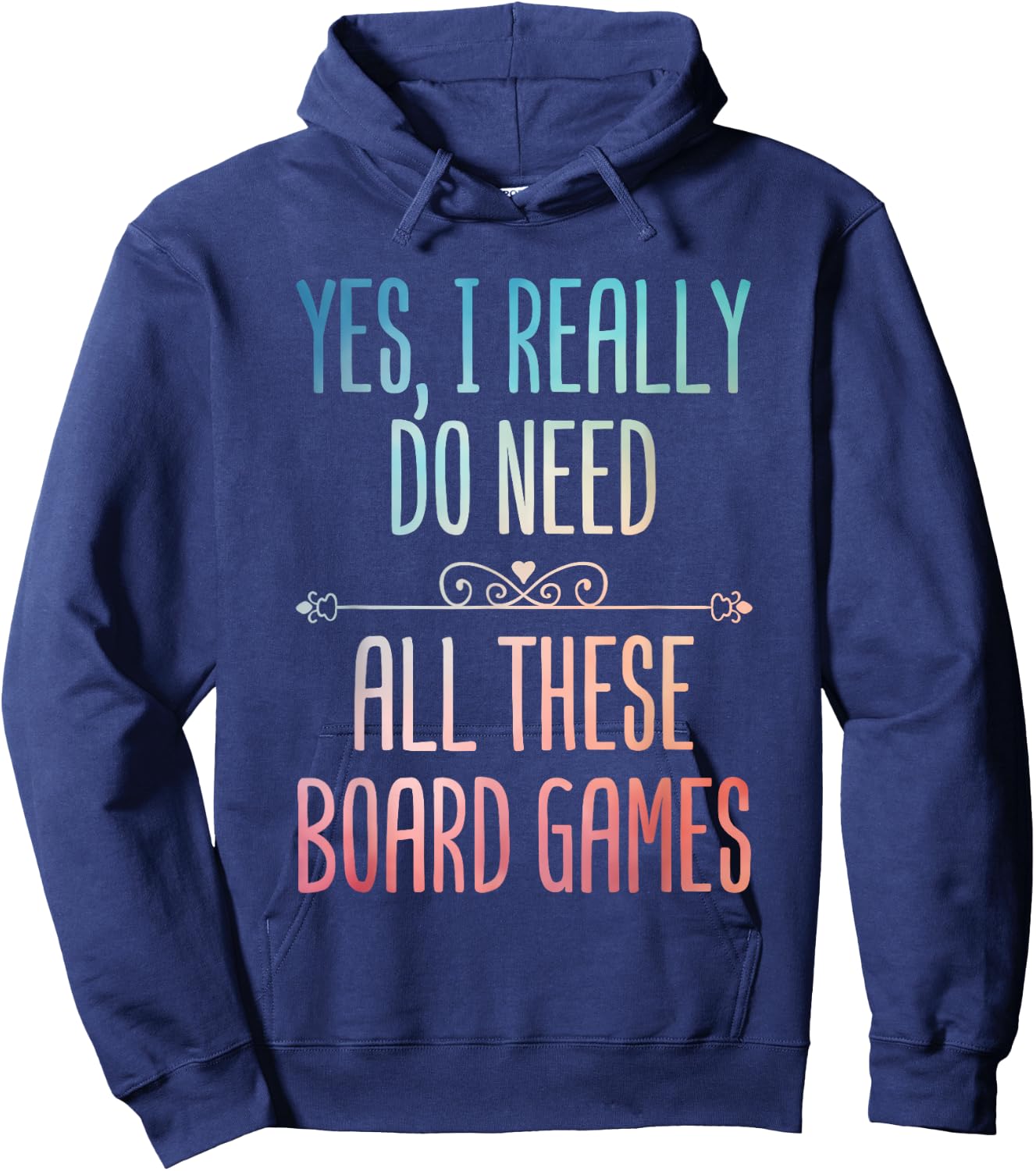 Retro Board Game Design Women Geek Board Game Player Hoodie - Hoodie | Navy