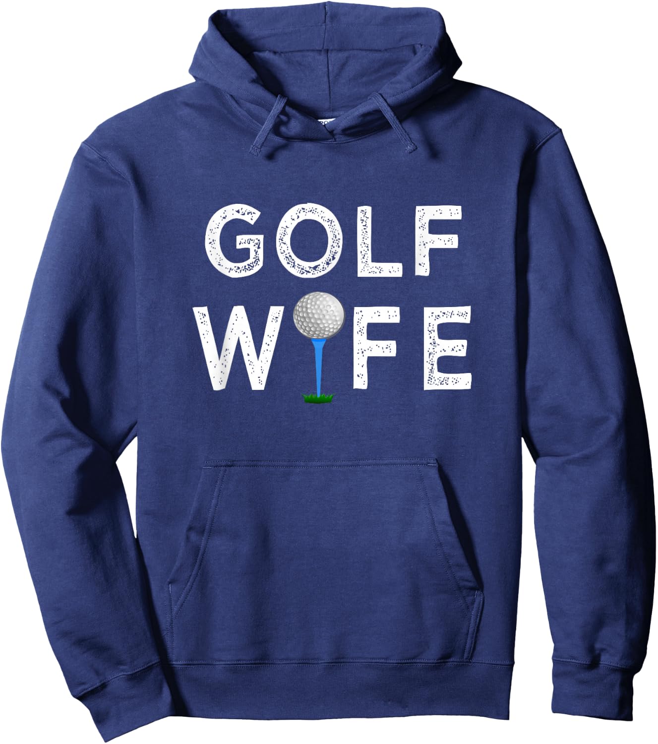 Golf Wife Par Time Golf Player Lover Gift Pun Meme Hoodie - Hoodie | Navy