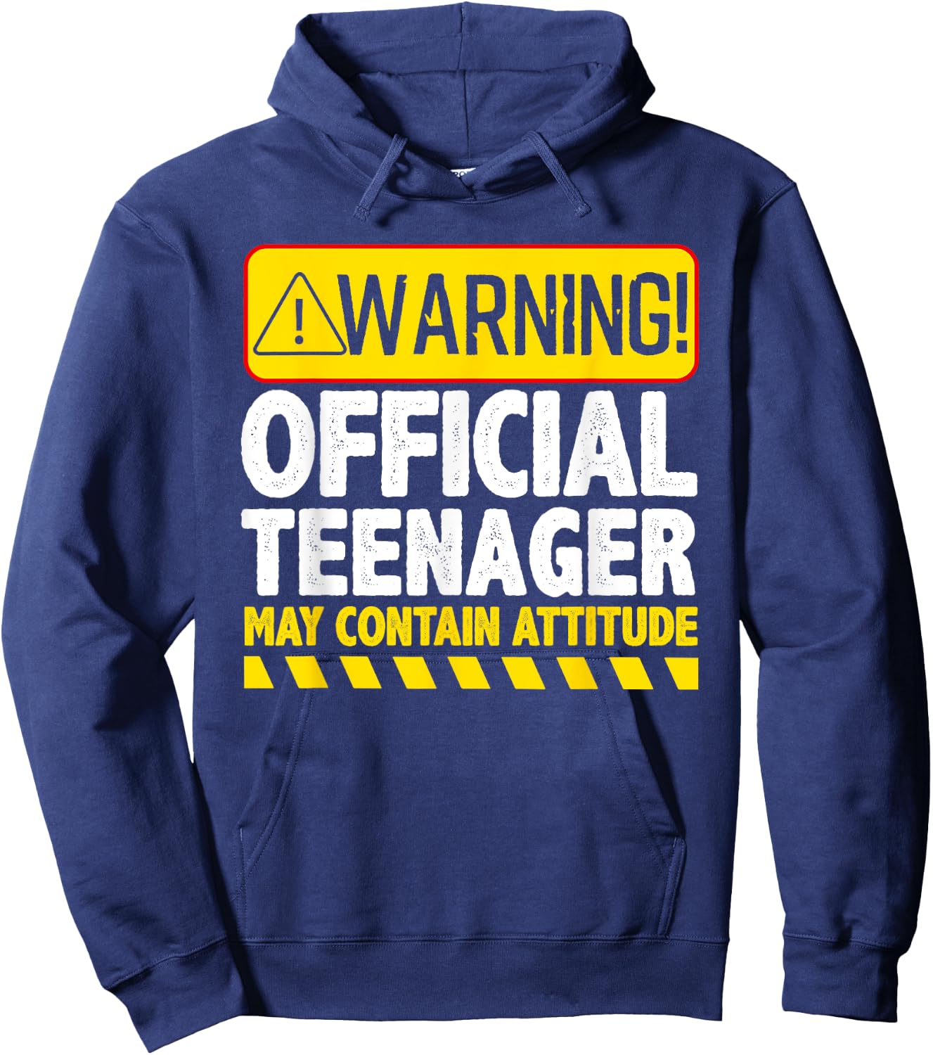 Official Teenager Art For Boys Girls Teen 13 Year Old B-Day Hoodie - Hoodie | Navy