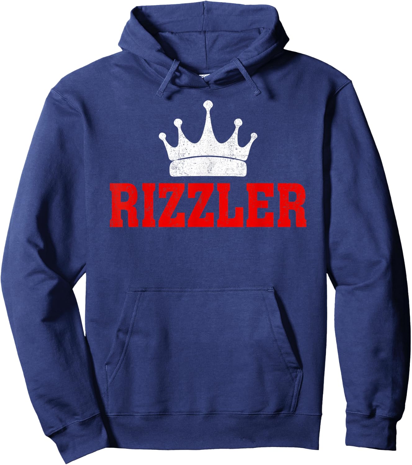 Rizzler W Rizz the Rizz God Hoodie - Hoodie | Navy