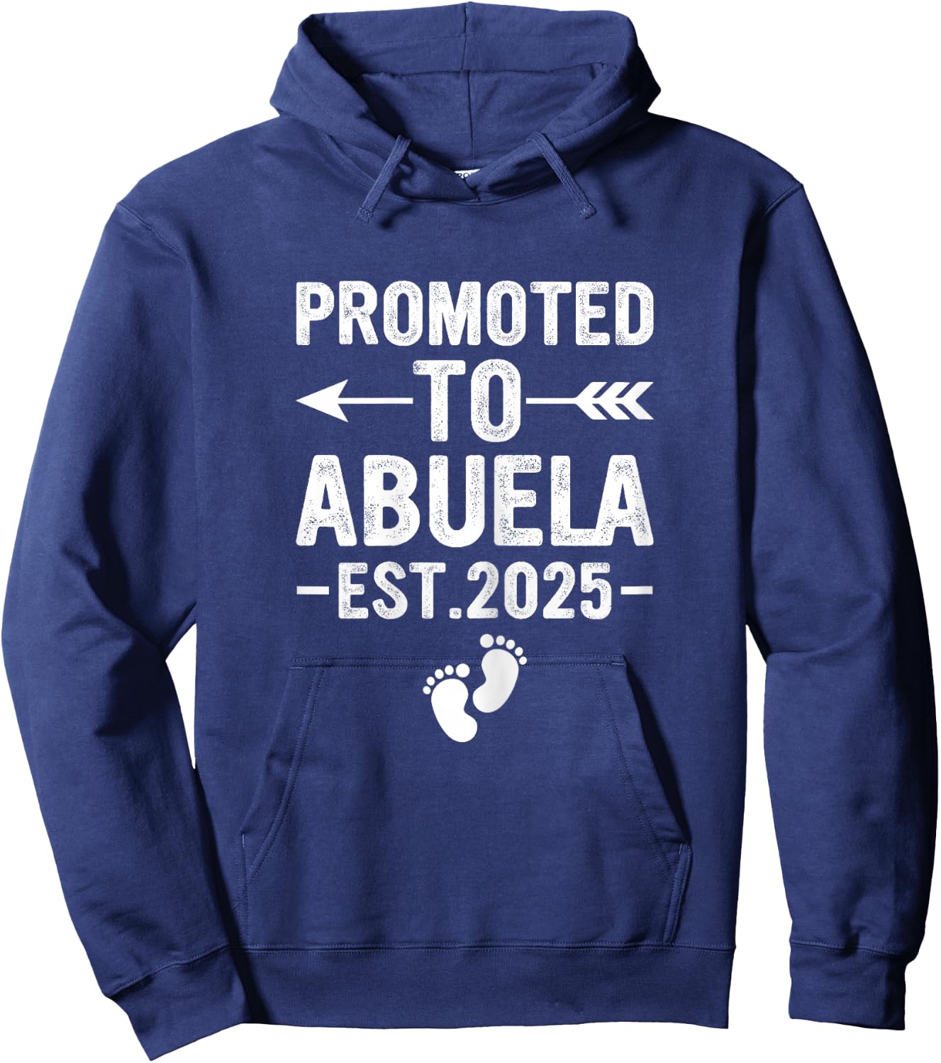 Promoted to Abuela 2025, Soon to Be Abuela Spanish Grandma Hoodie - Hoodie | Navy