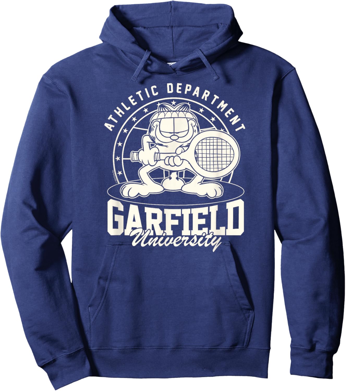 Garfield - Tennis University Athletic Department Hoodie - Hoodie | Navy