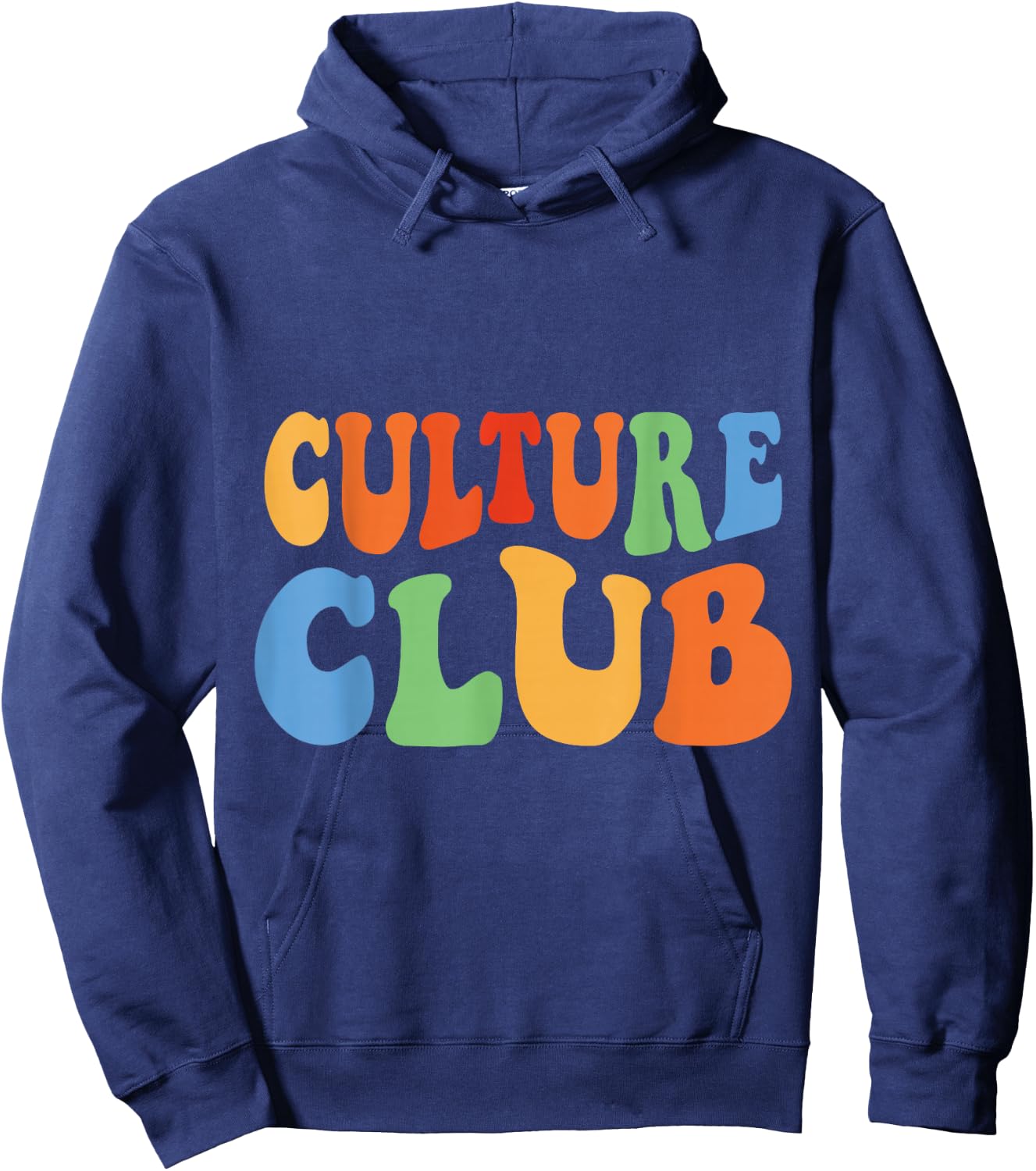 Vintage Men Women Boys Girls Funny Retro Culture Club Hoodie - Hoodie | Navy